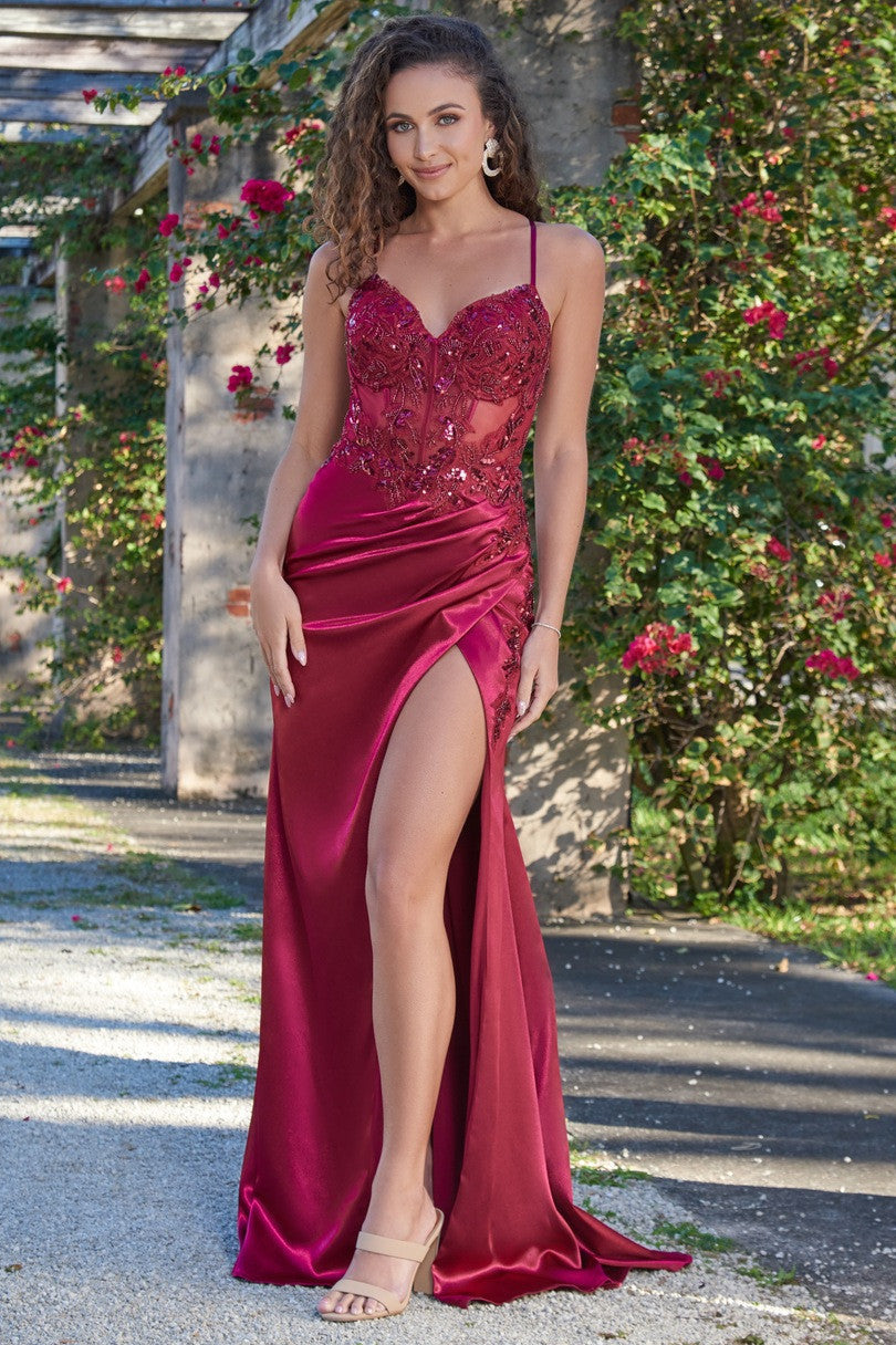 Size 6, Ivy Gown - Burgundy - FINAL SALE-Vavasi