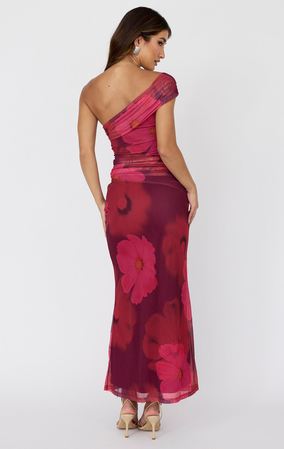 BINDI MAXI DRESS - PINK FLORAL-Vavasi