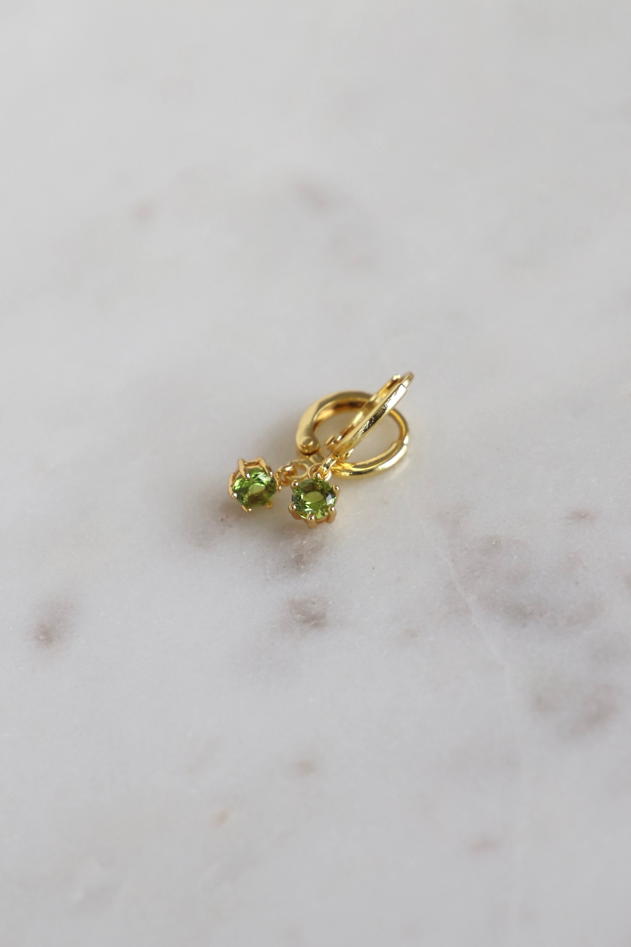 ROUND BIRTHSTONE HUGGIES-Vavasi