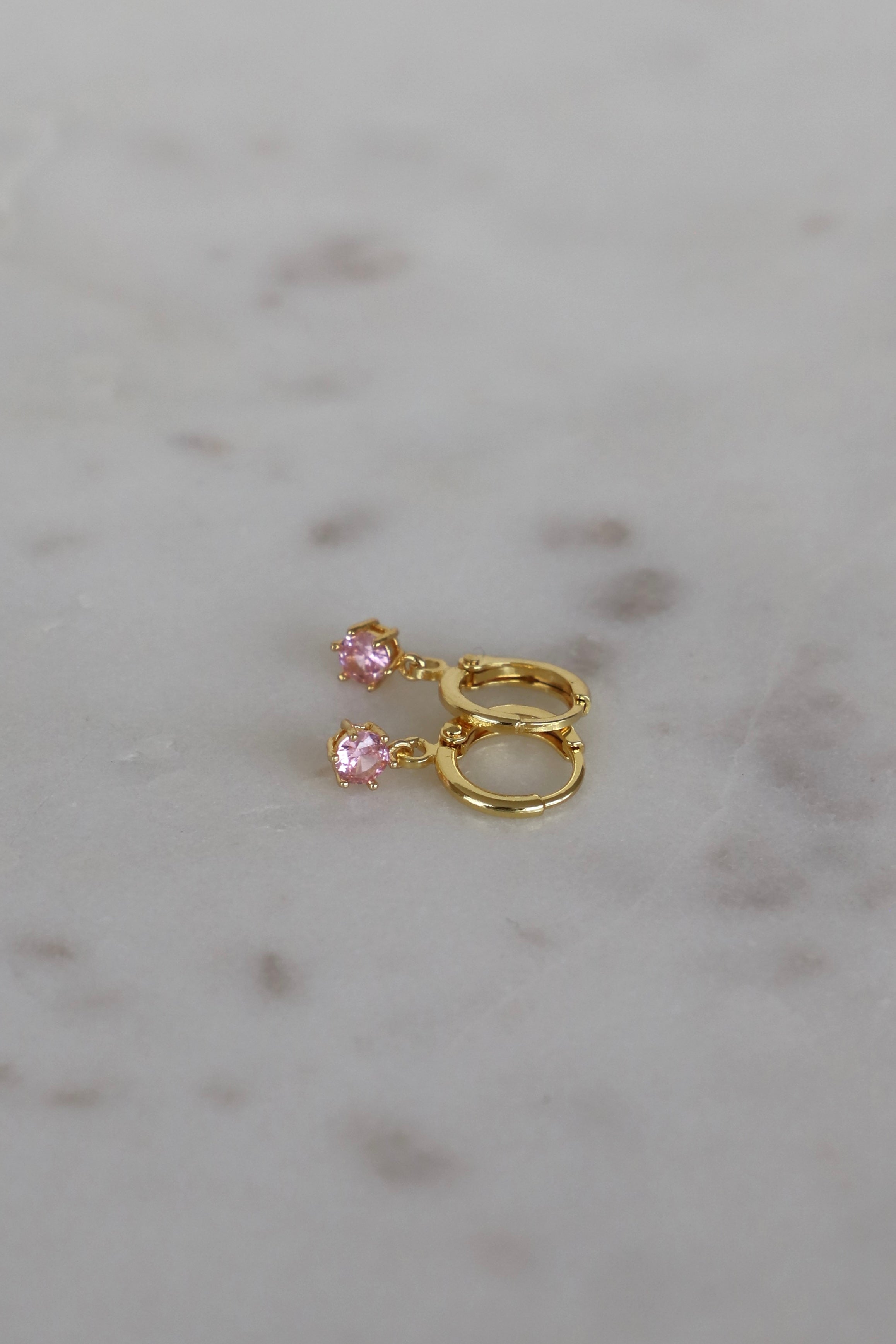 ROUND BIRTHSTONE HUGGIES-Vavasi