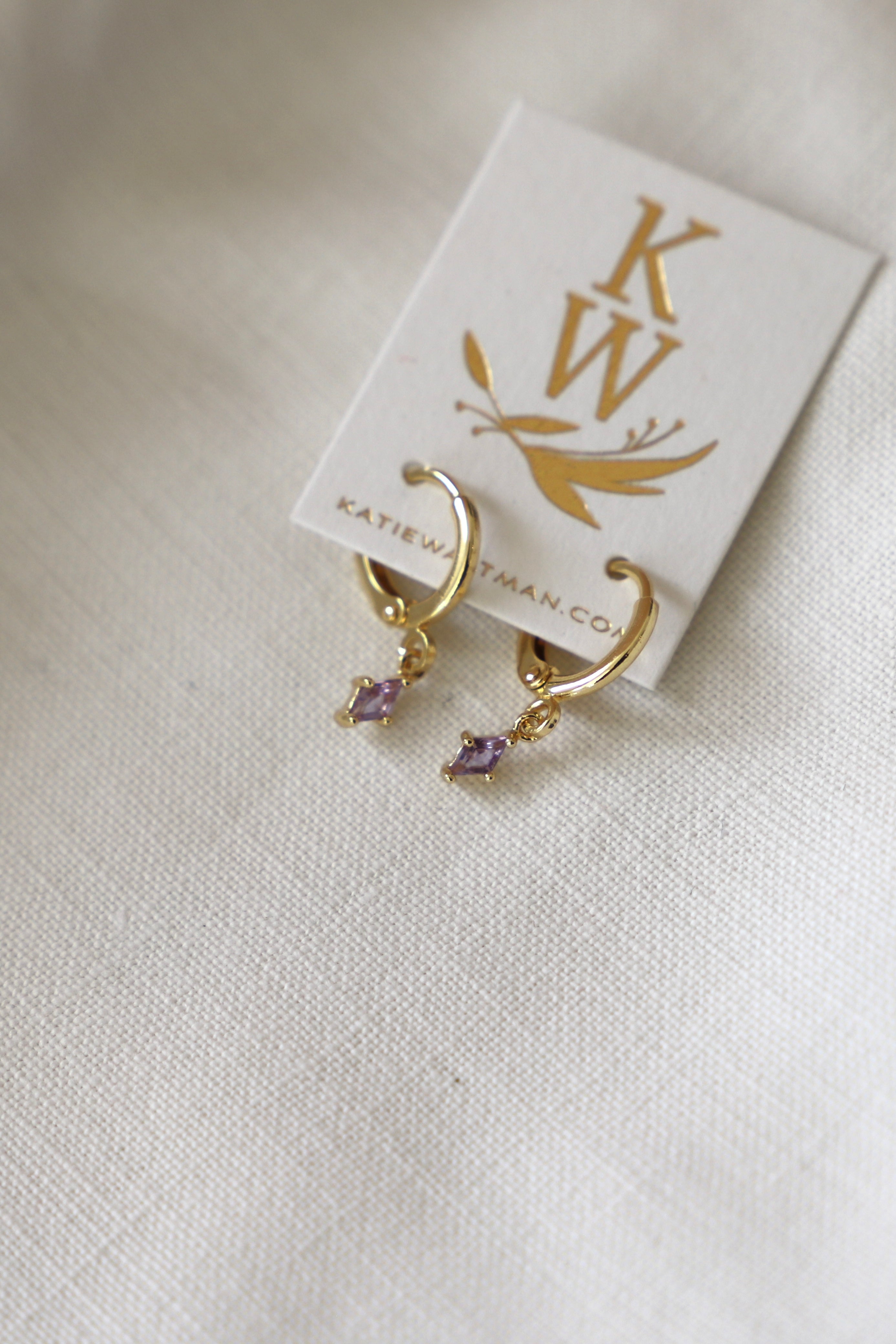 DIAMOND BIRTHSTONE HUGGIES-Vavasi