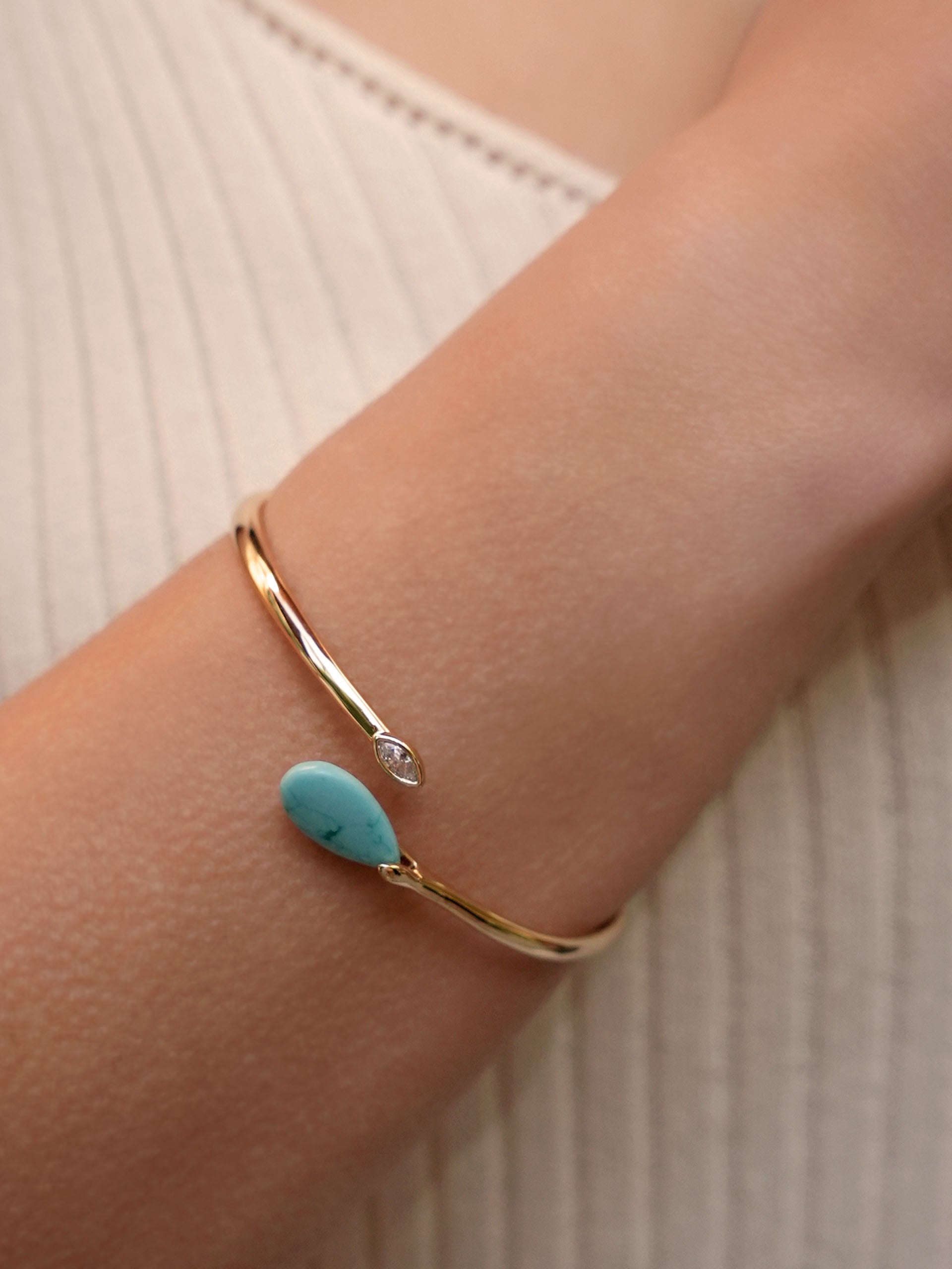 Turquoise Solstice Cuff-Vavasi