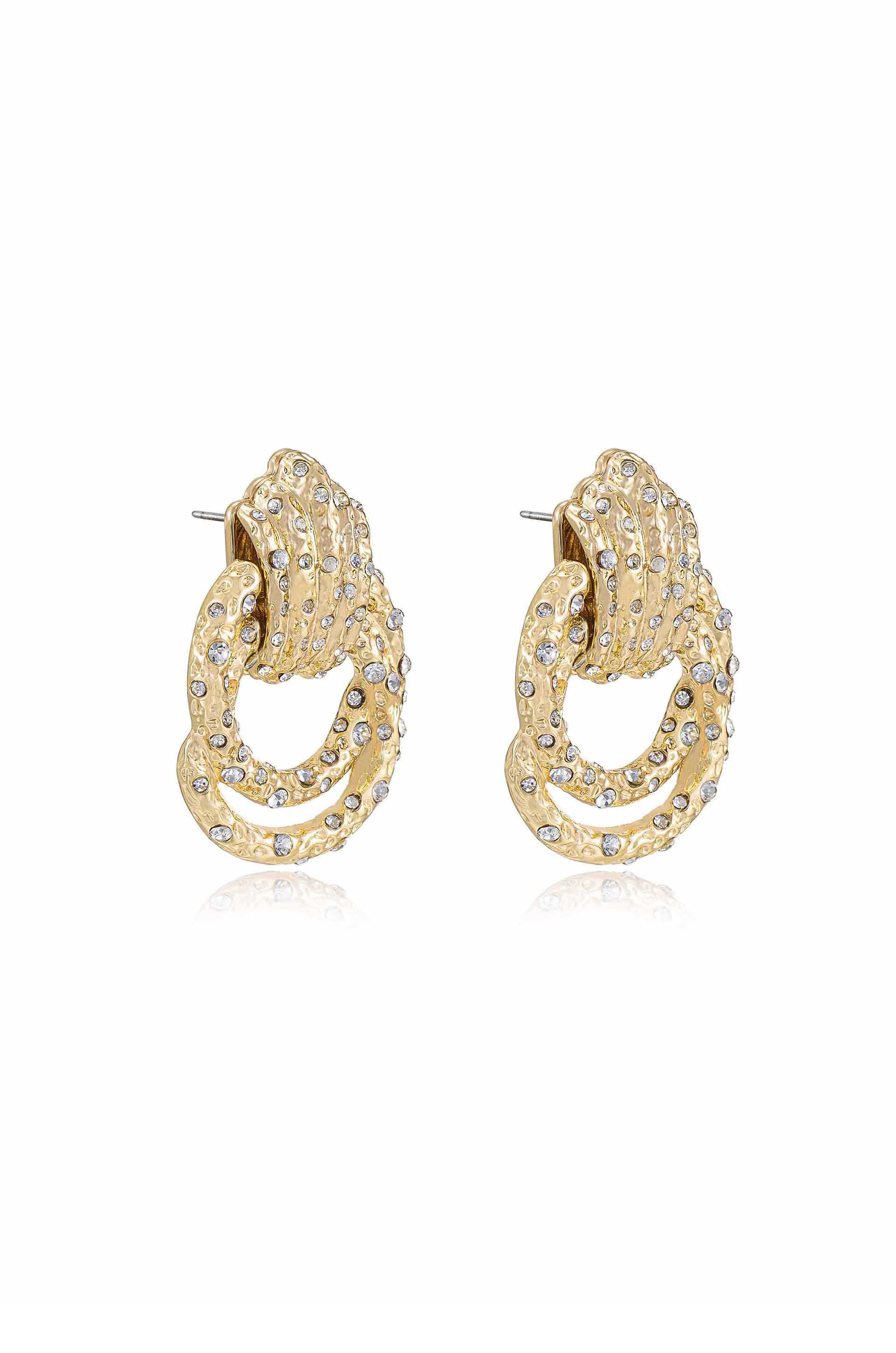 Only Royalty Crystal Earrings-Vavasi