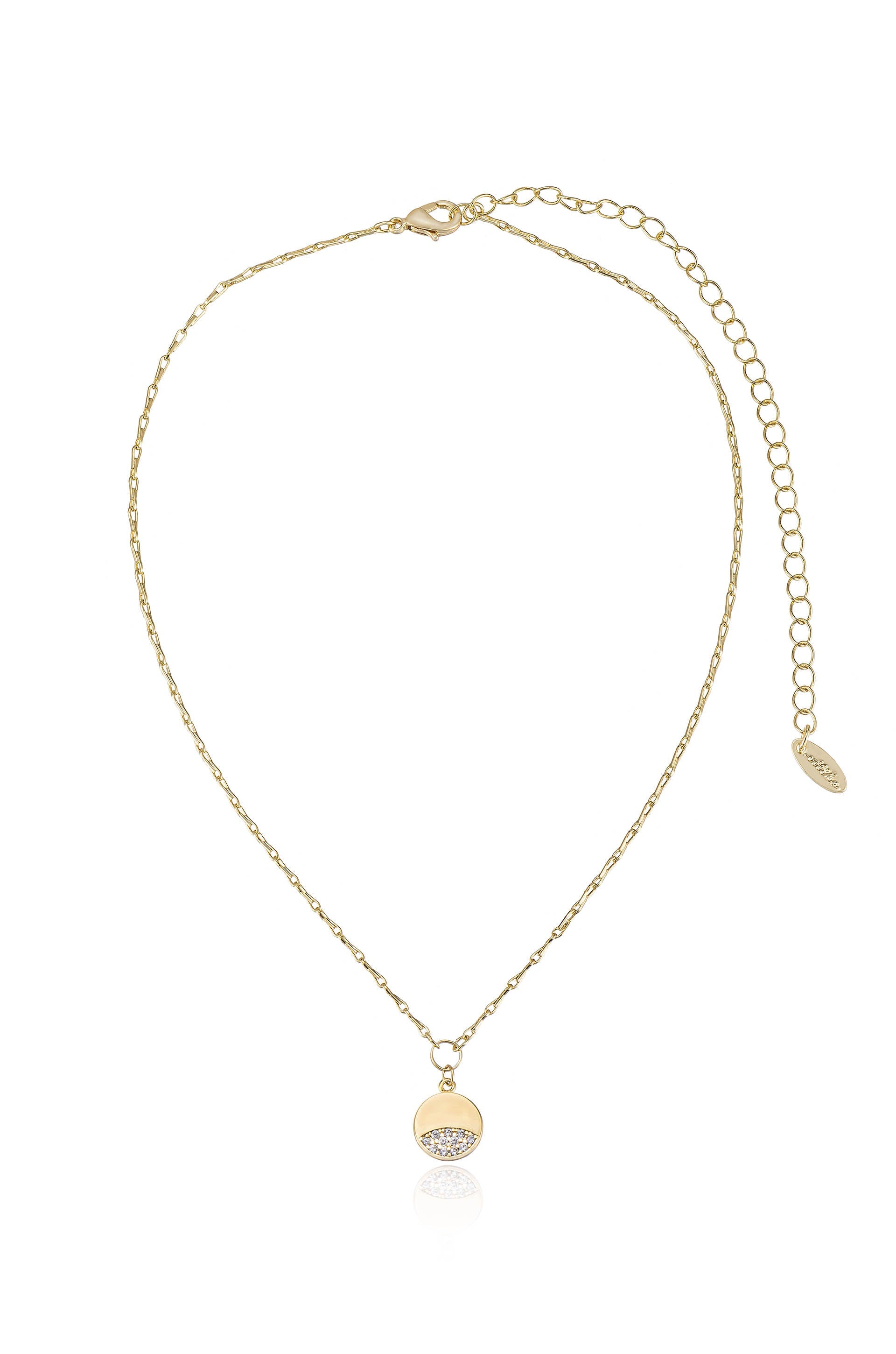 Crystal Dipped Pendant Necklace-Vavasi