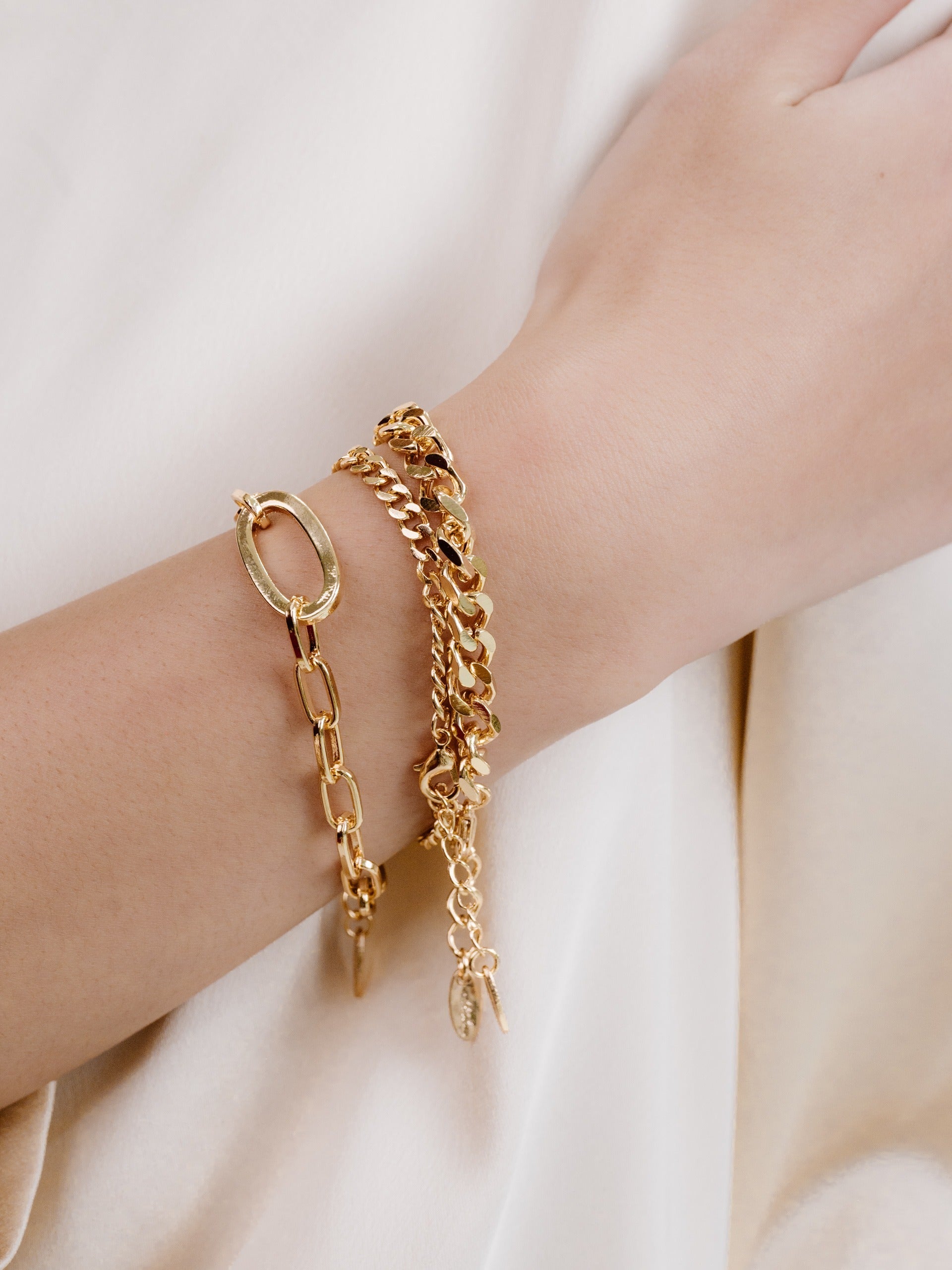 Chain Game Bracelet Set of 3-Vavasi