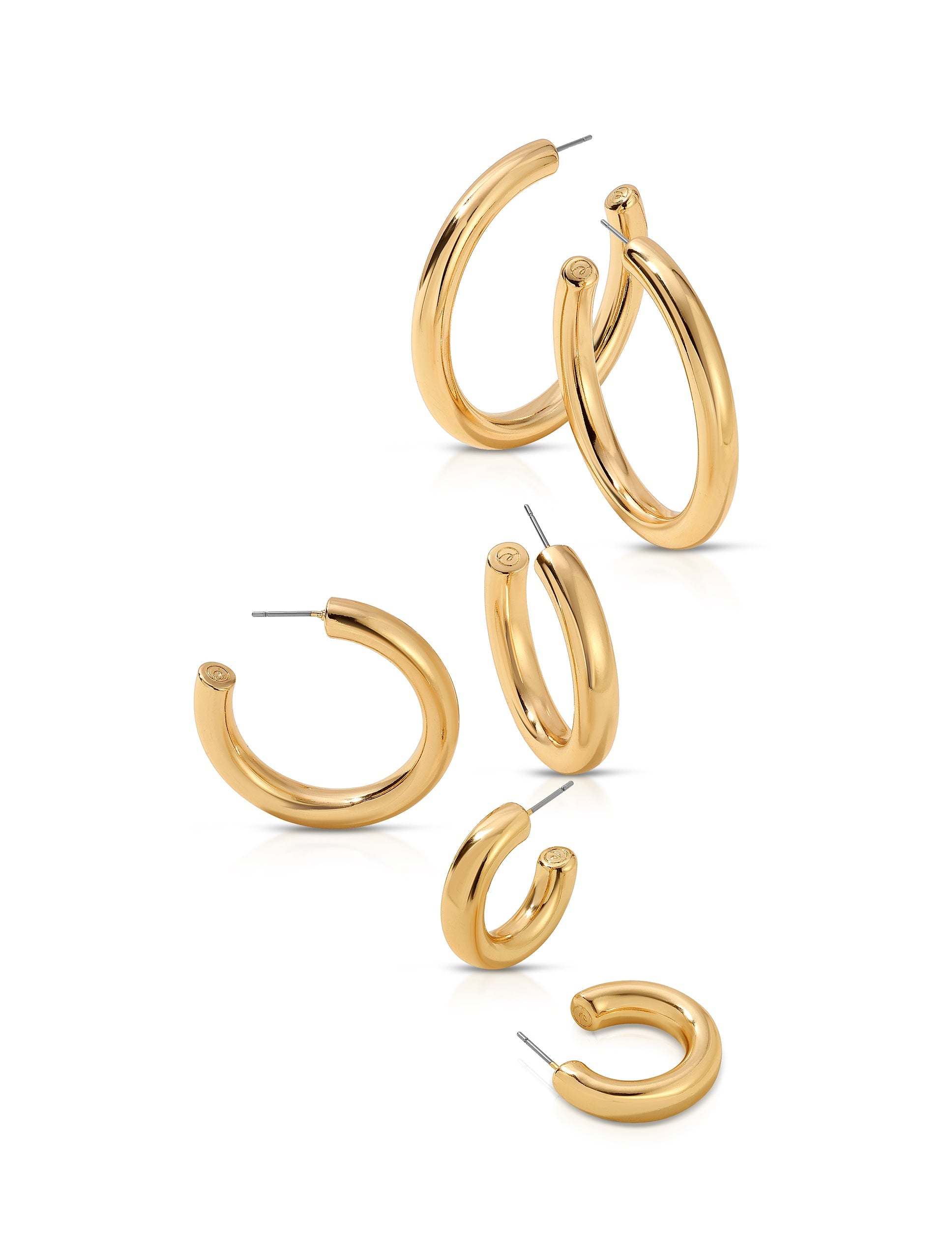 Medium Thick Classic Hoops-Vavasi