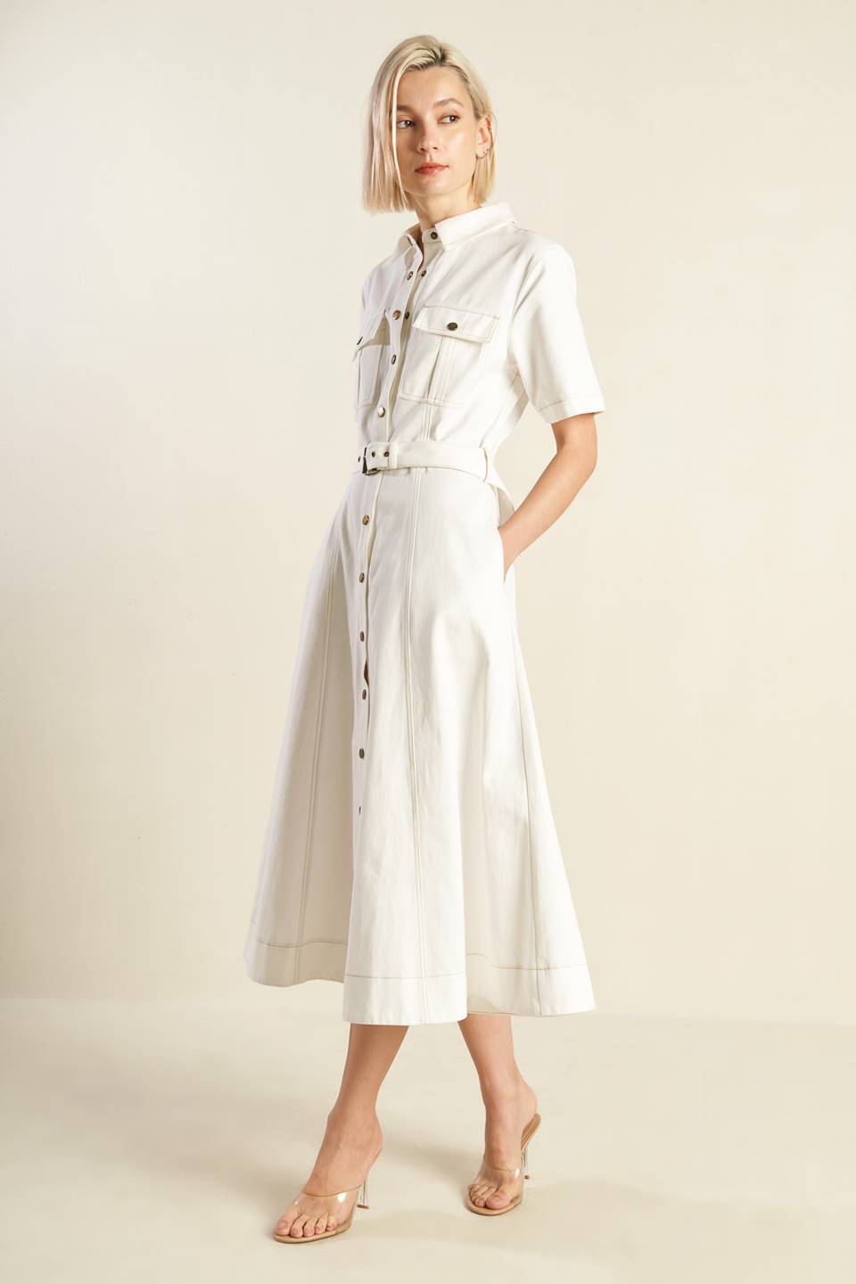 THE ESSENTIAL SHIRT DRESS-Vavasi