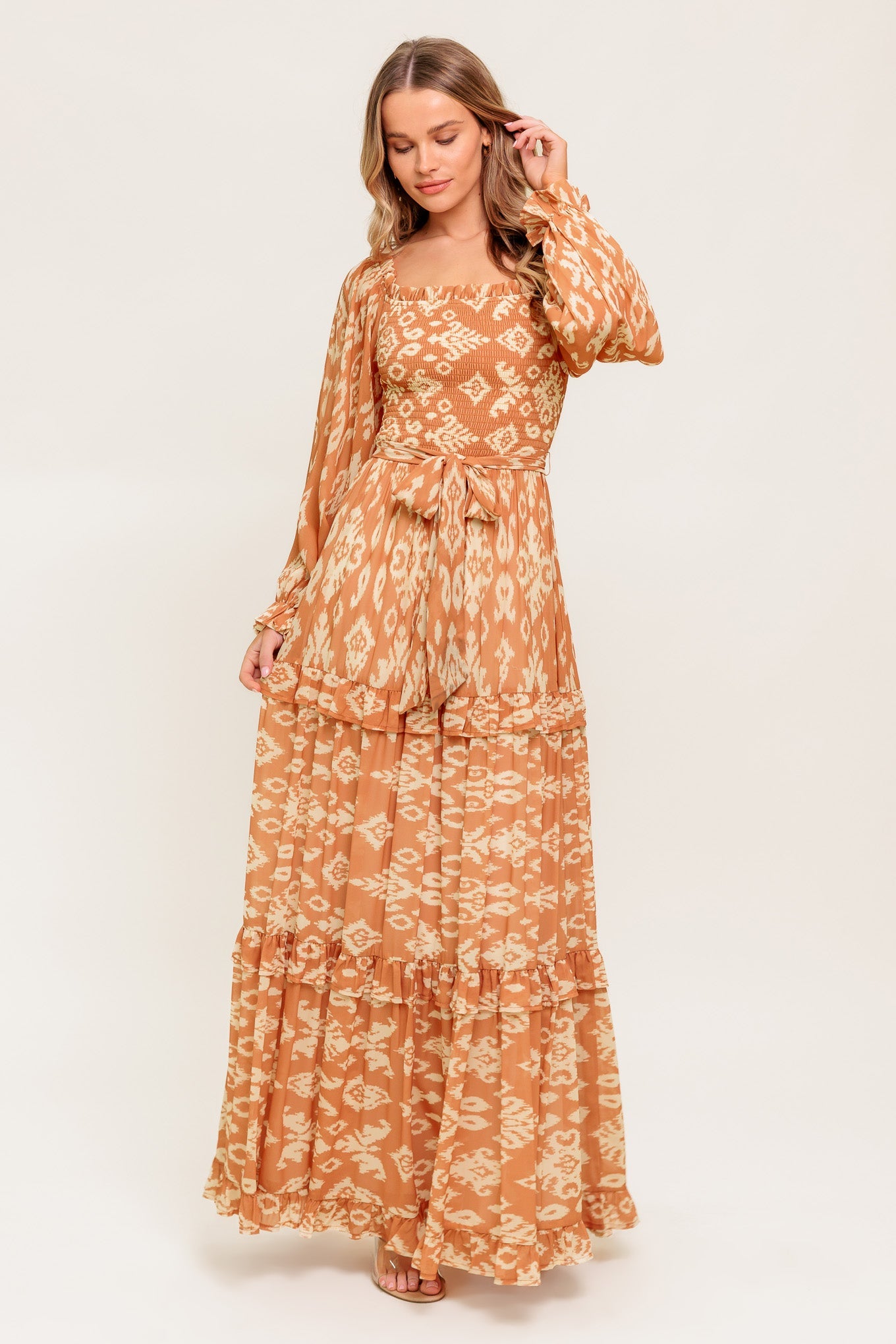 NELLIE BOHO MAXI DRESS-Vavasi