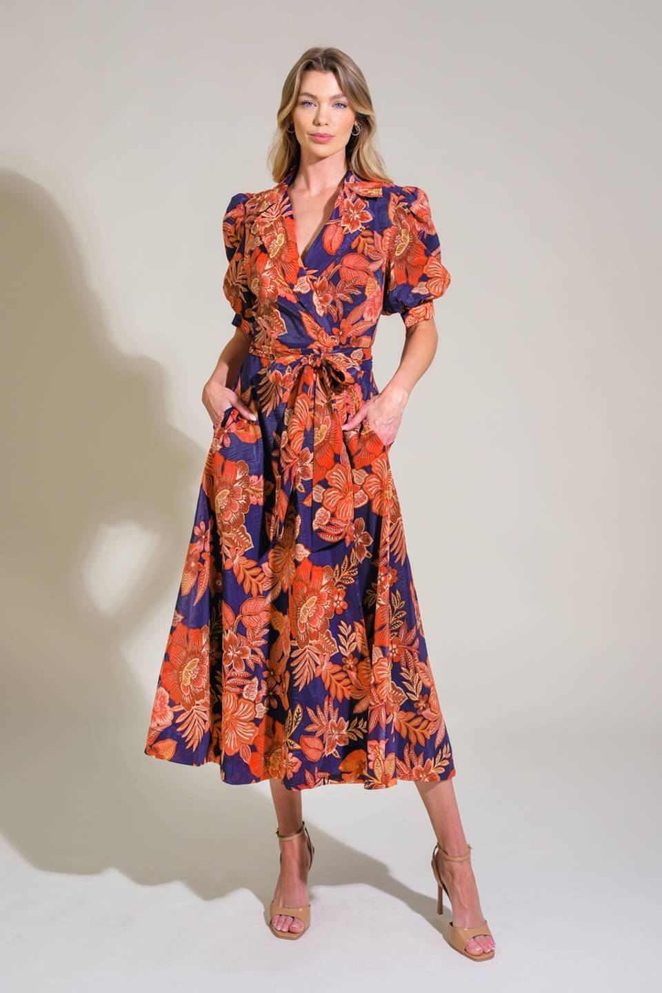 TREASURE TROVE WOVEN MIDI DRESS-Vavasi
