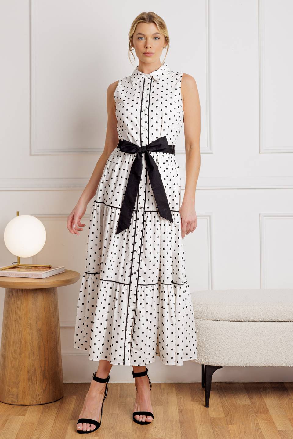 SIZE SMALL, OUT OF REACH WOVEN MIDI DRESS - FINAL SALE-Vavasi