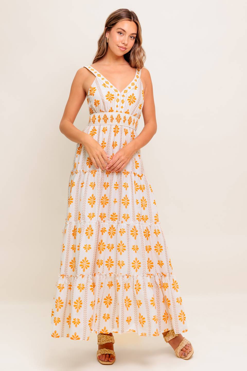 DAILY DELIGHT MAXI DRESS - YELLOW-Vavasi