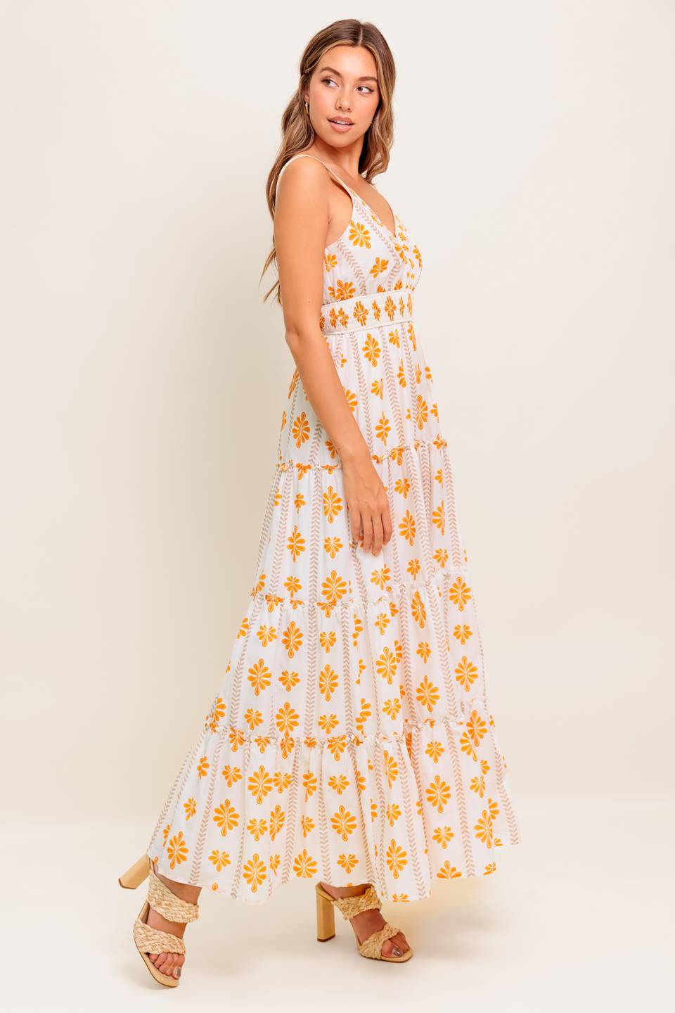 DAILY DELIGHT MAXI DRESS - YELLOW-Vavasi