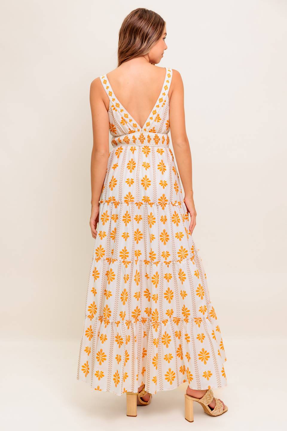 DAILY DELIGHT MAXI DRESS - YELLOW-Vavasi