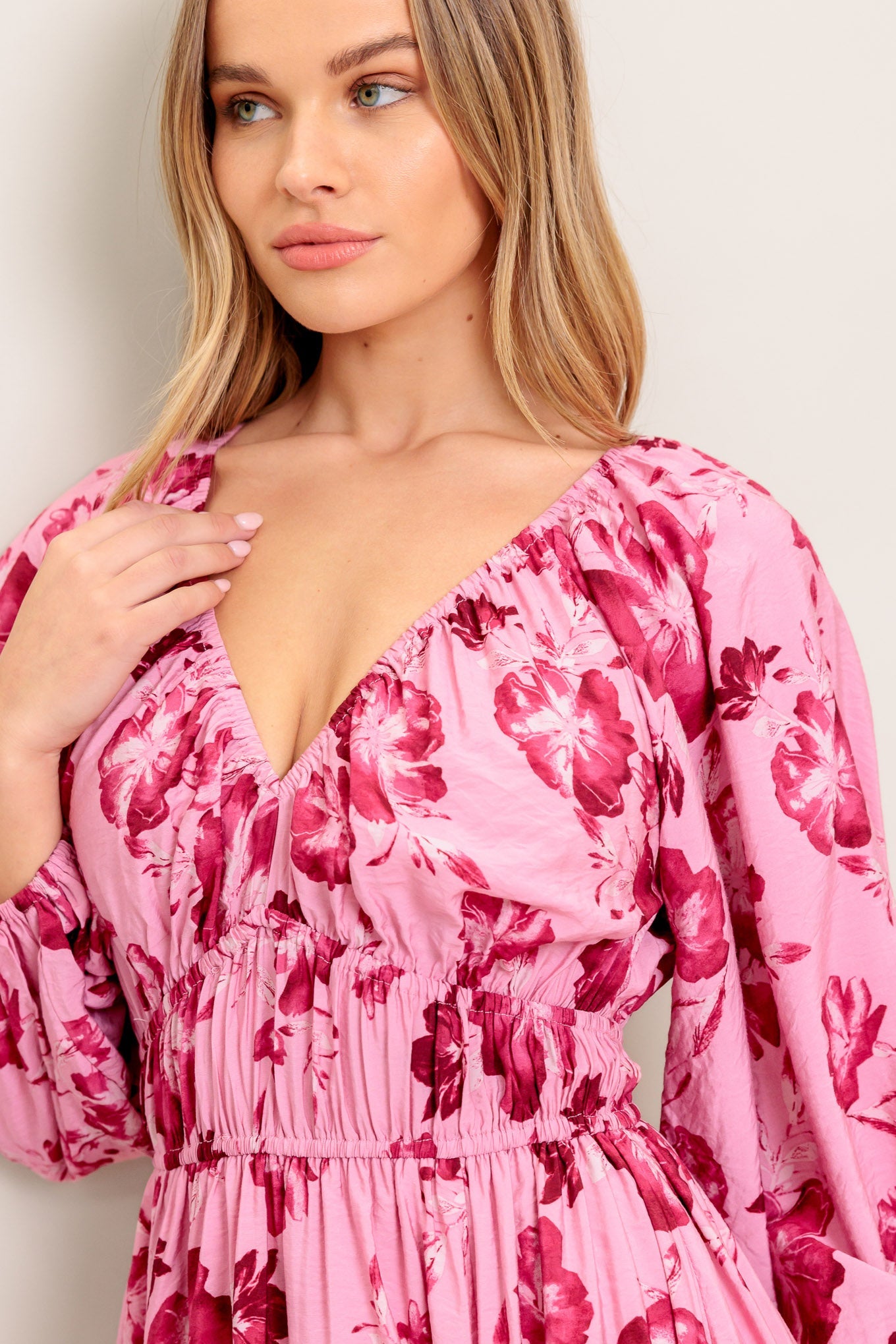 HONEY MIDI DRESS - MAUVE-Vavasi