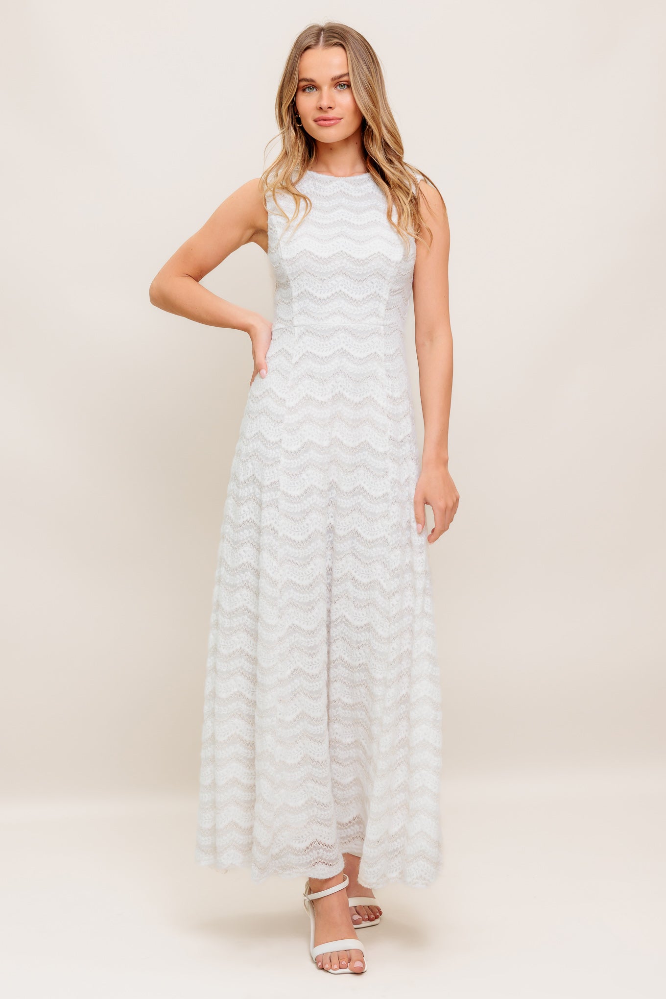 LANDRY LACE MAXI DRESS-Vavasi