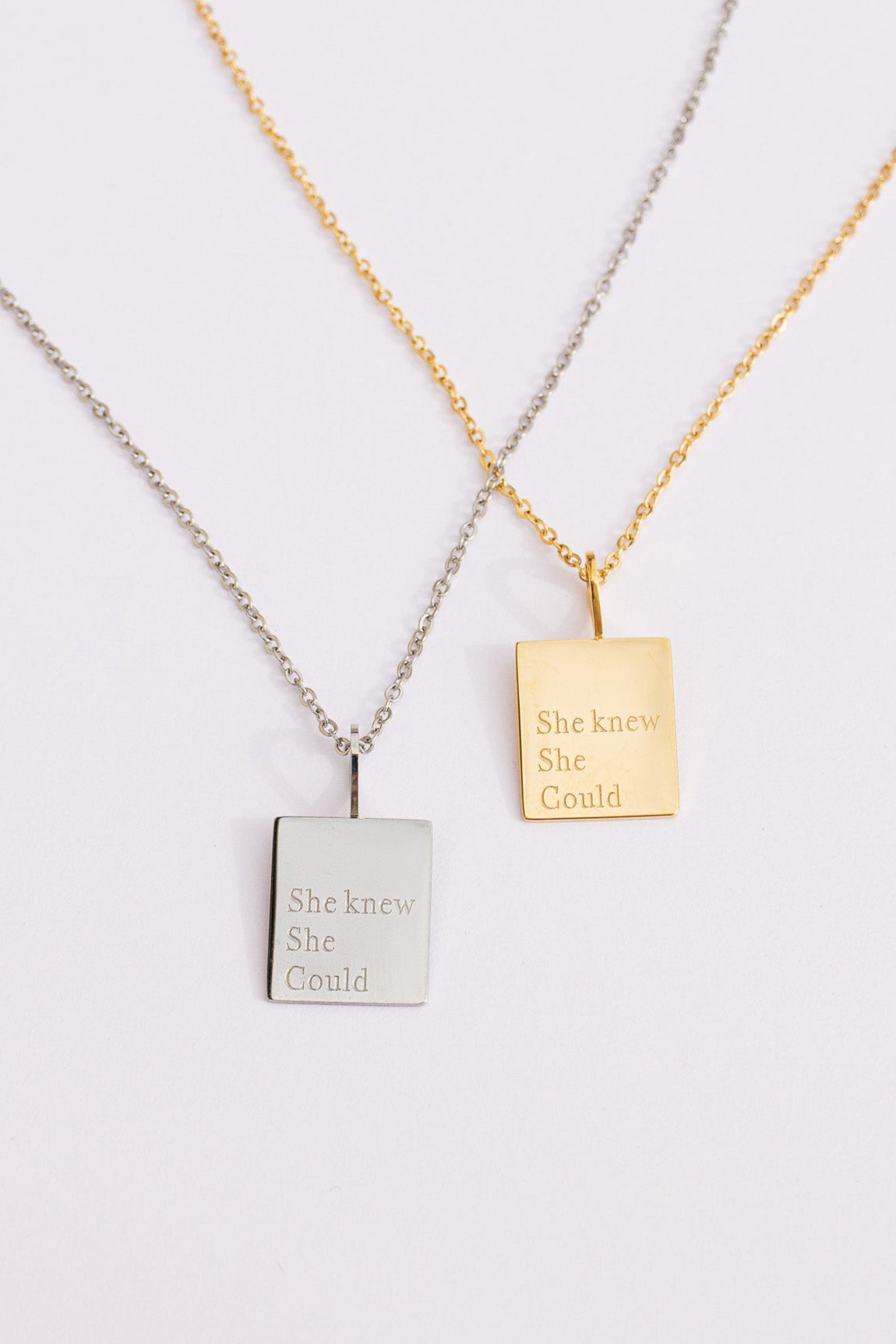 "She Knew She Could" Necklace-Vavasi