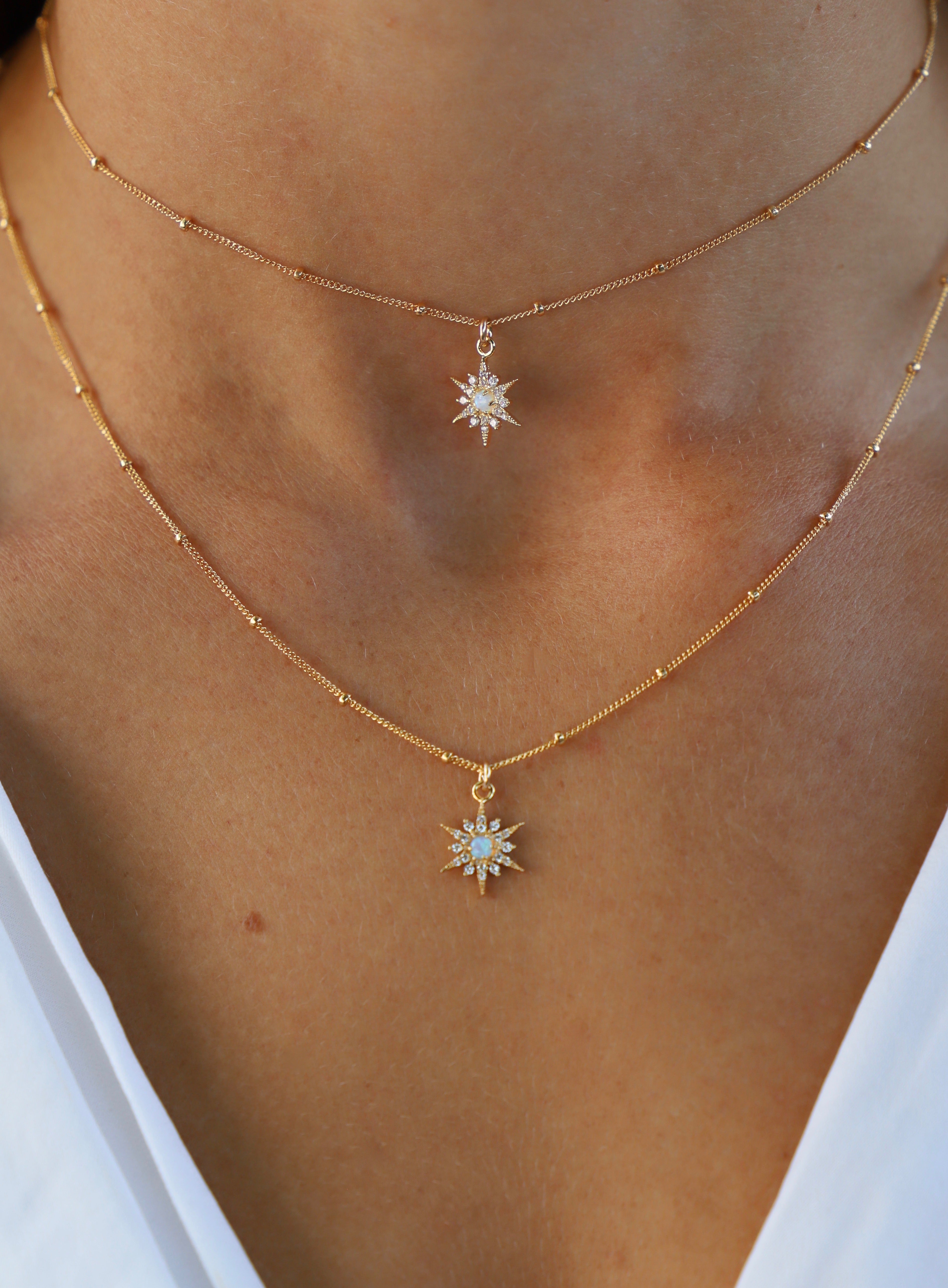 OPAL STARBURST NECKLACE-Vavasi