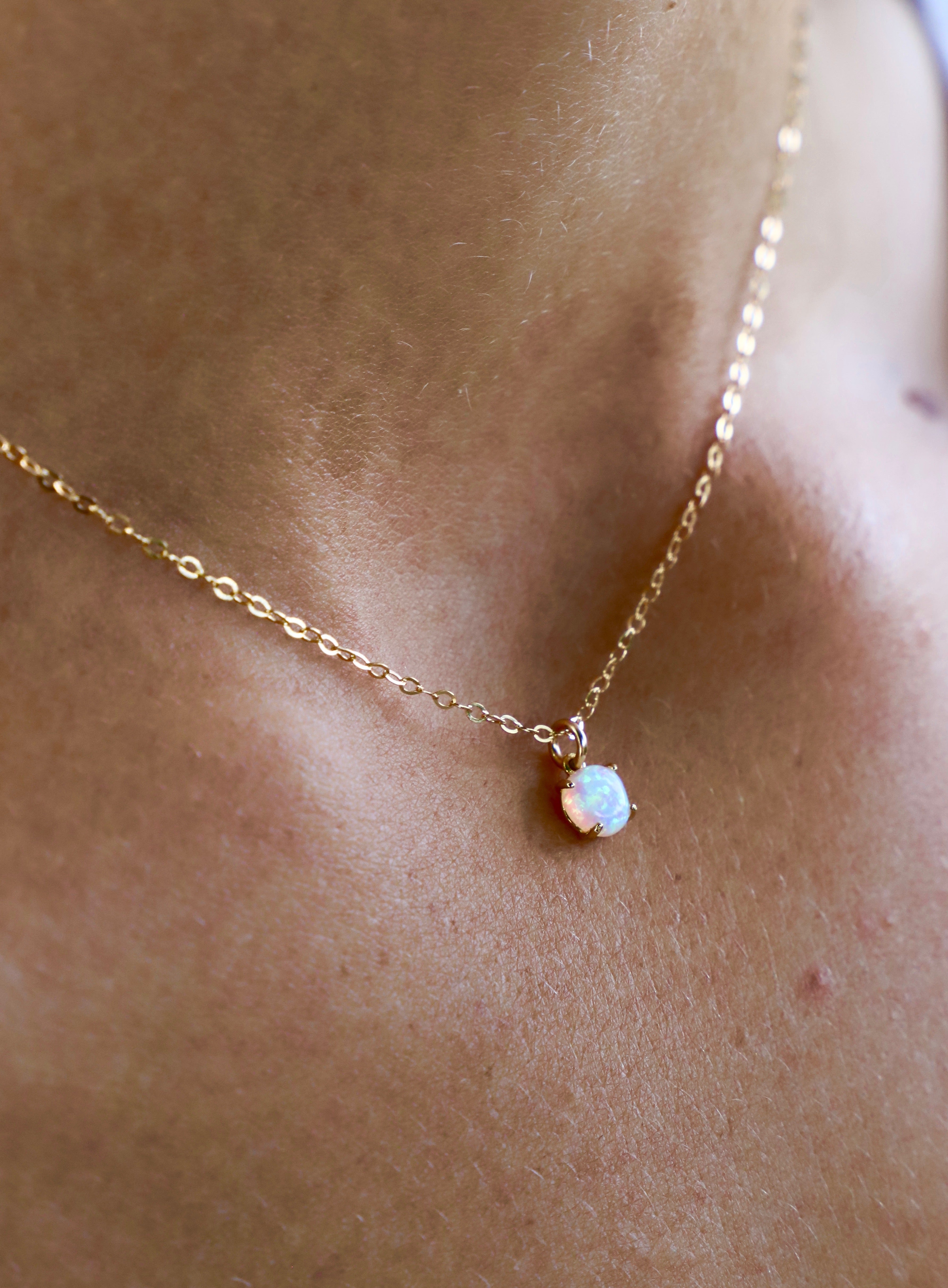 OPAL DROP NECKLACE-Vavasi