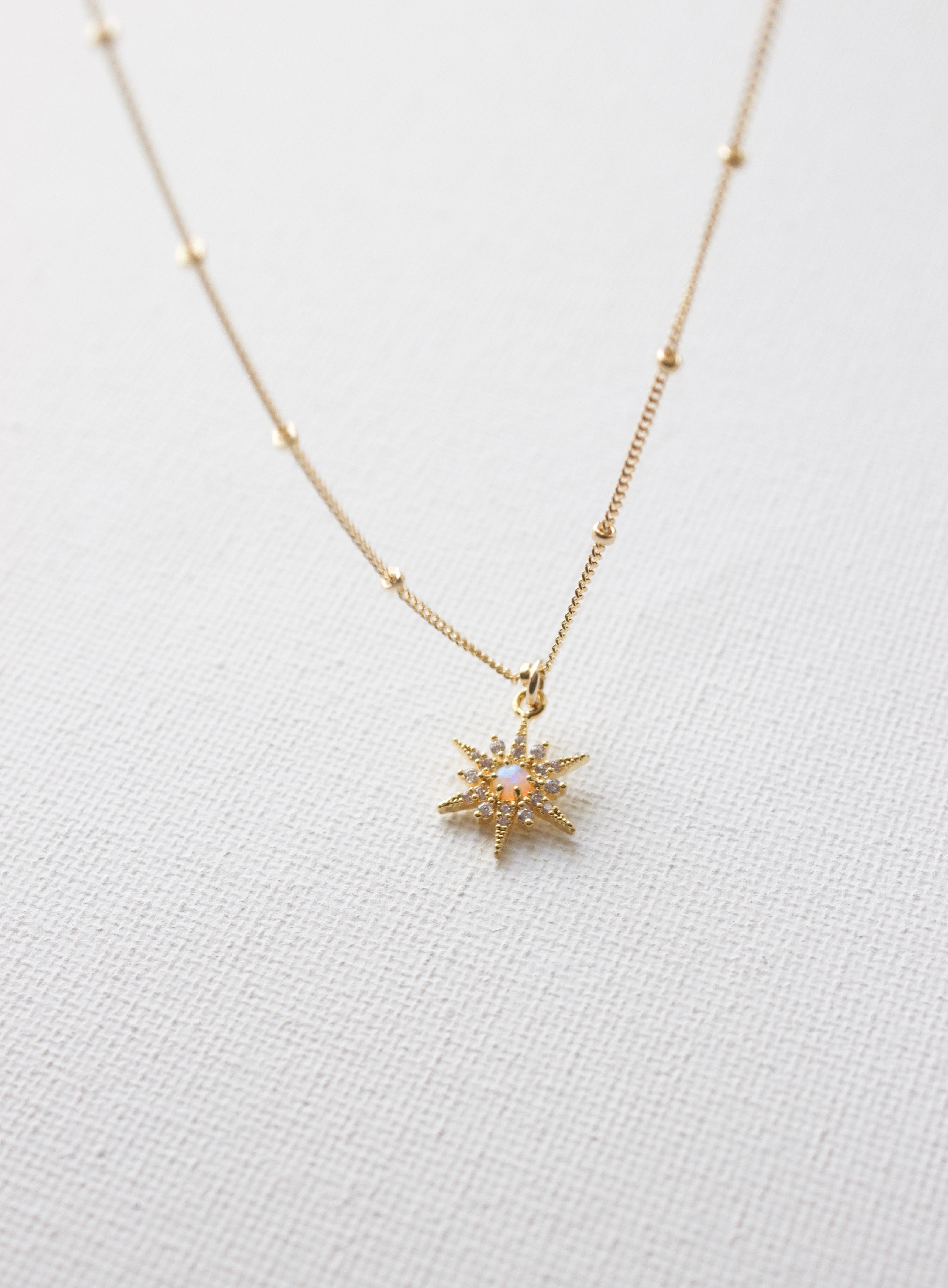 OPAL STARBURST NECKLACE-Vavasi