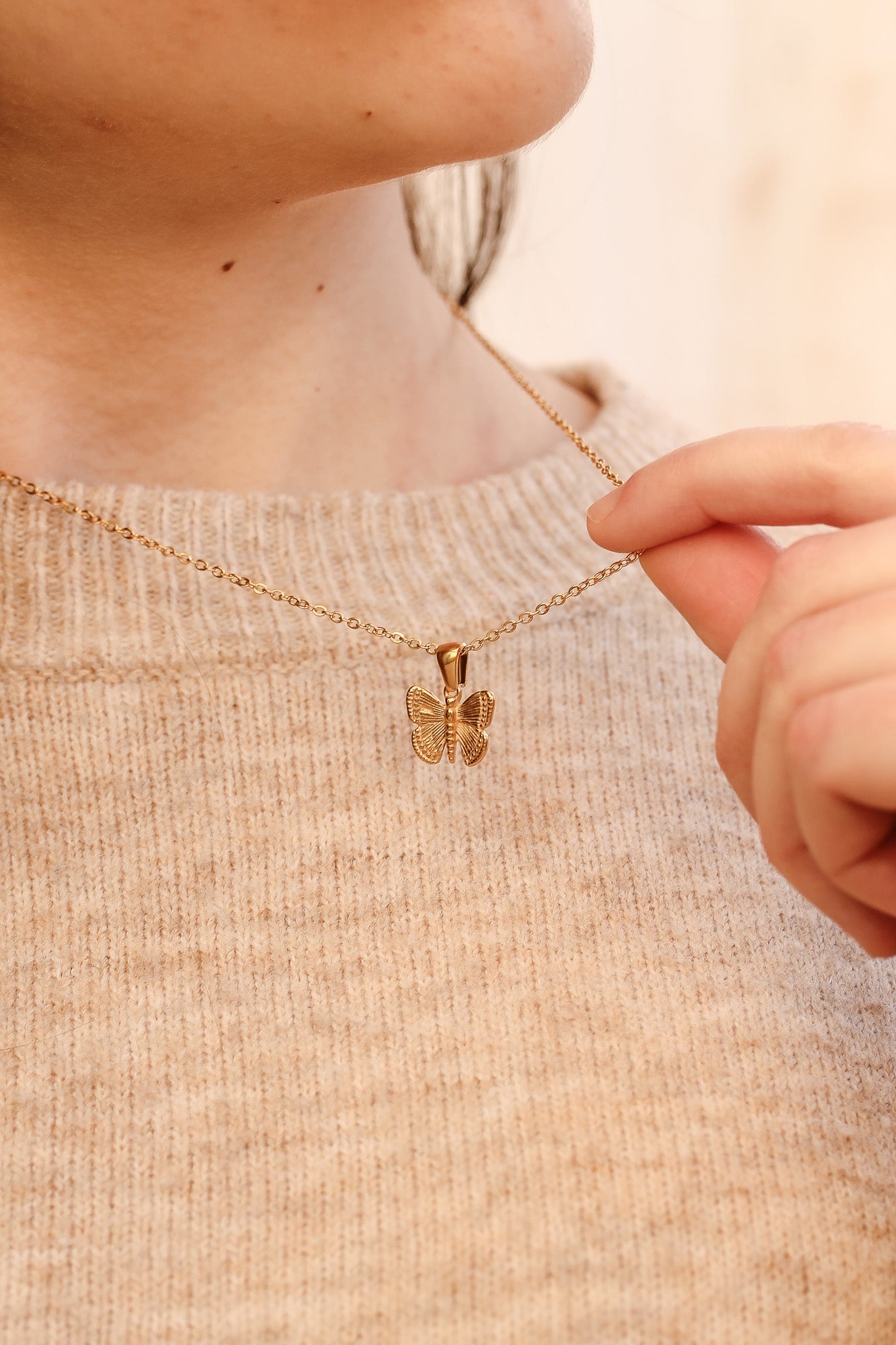 Butterfly Necklace-Vavasi