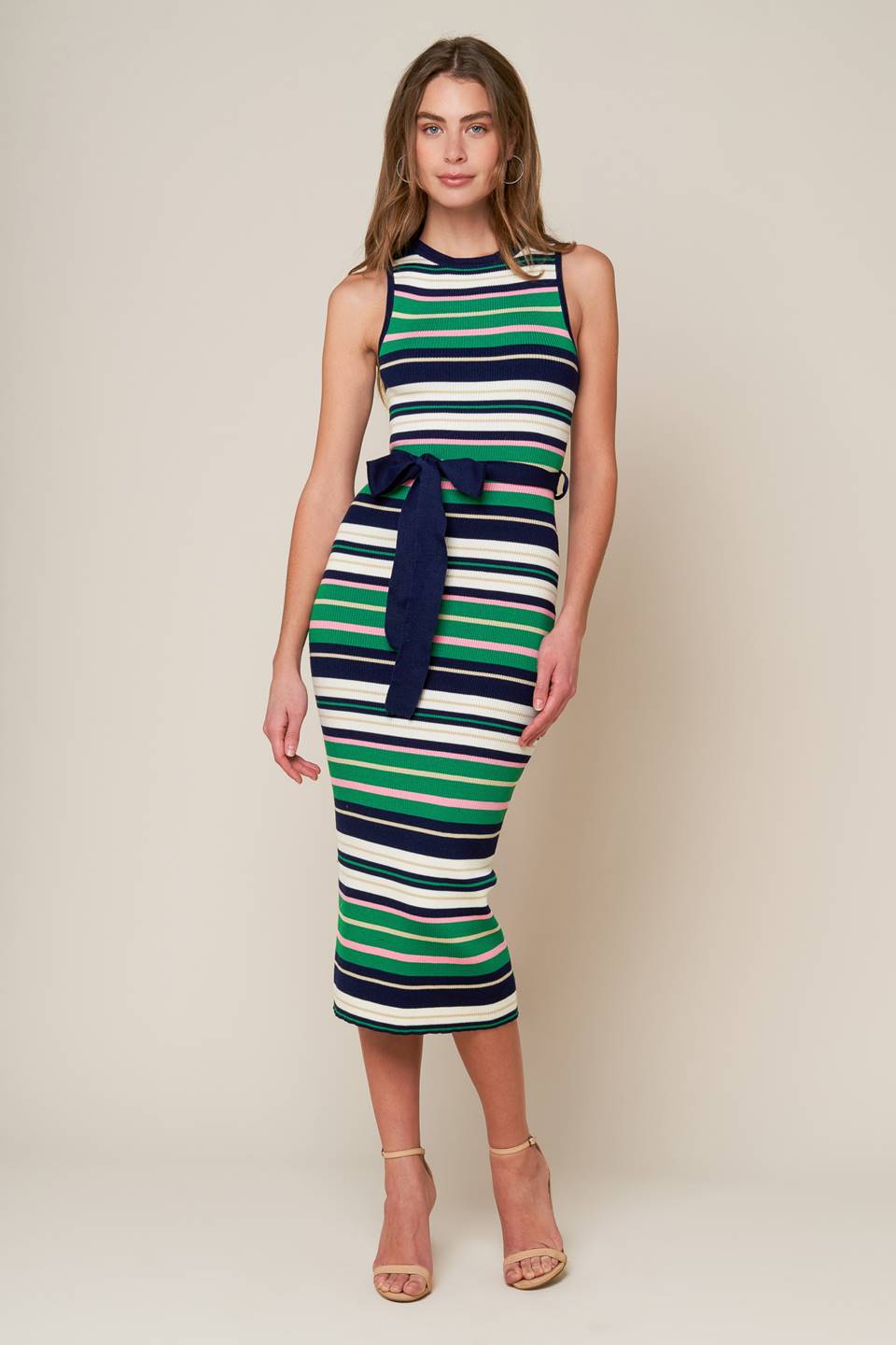 LET'S GO ABROAD SWEATER DRESS-Vavasi