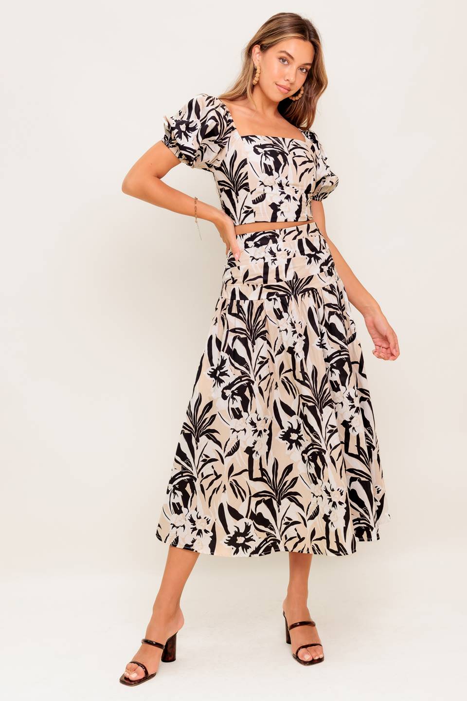 MILA ISLAND INSPIRED TOP & SKIRT SET-Vavasi