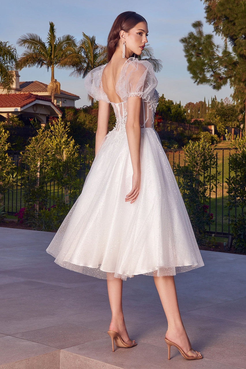 Jane Midi Dress - Off-White-Vavasi