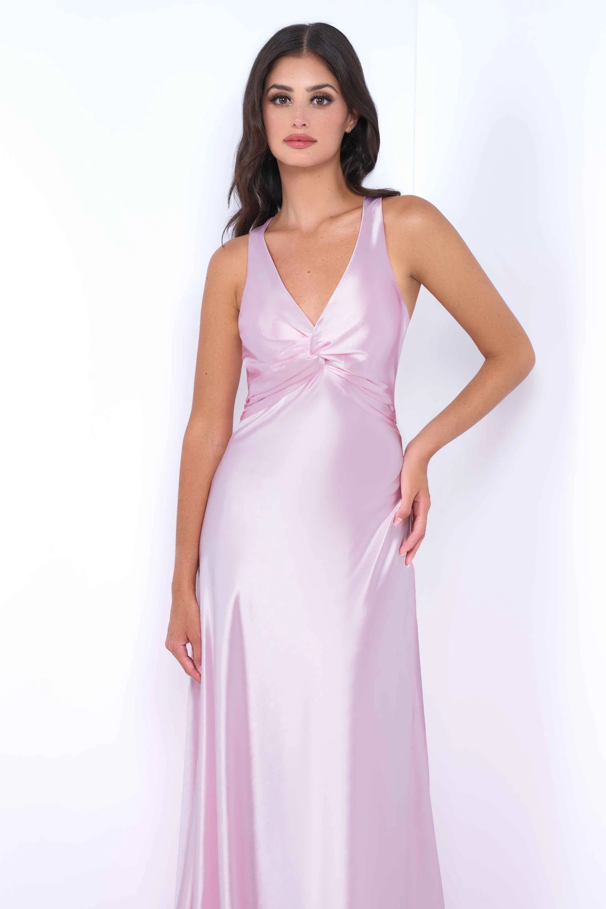 Odette Maxi Dress - Pink-Vavasi