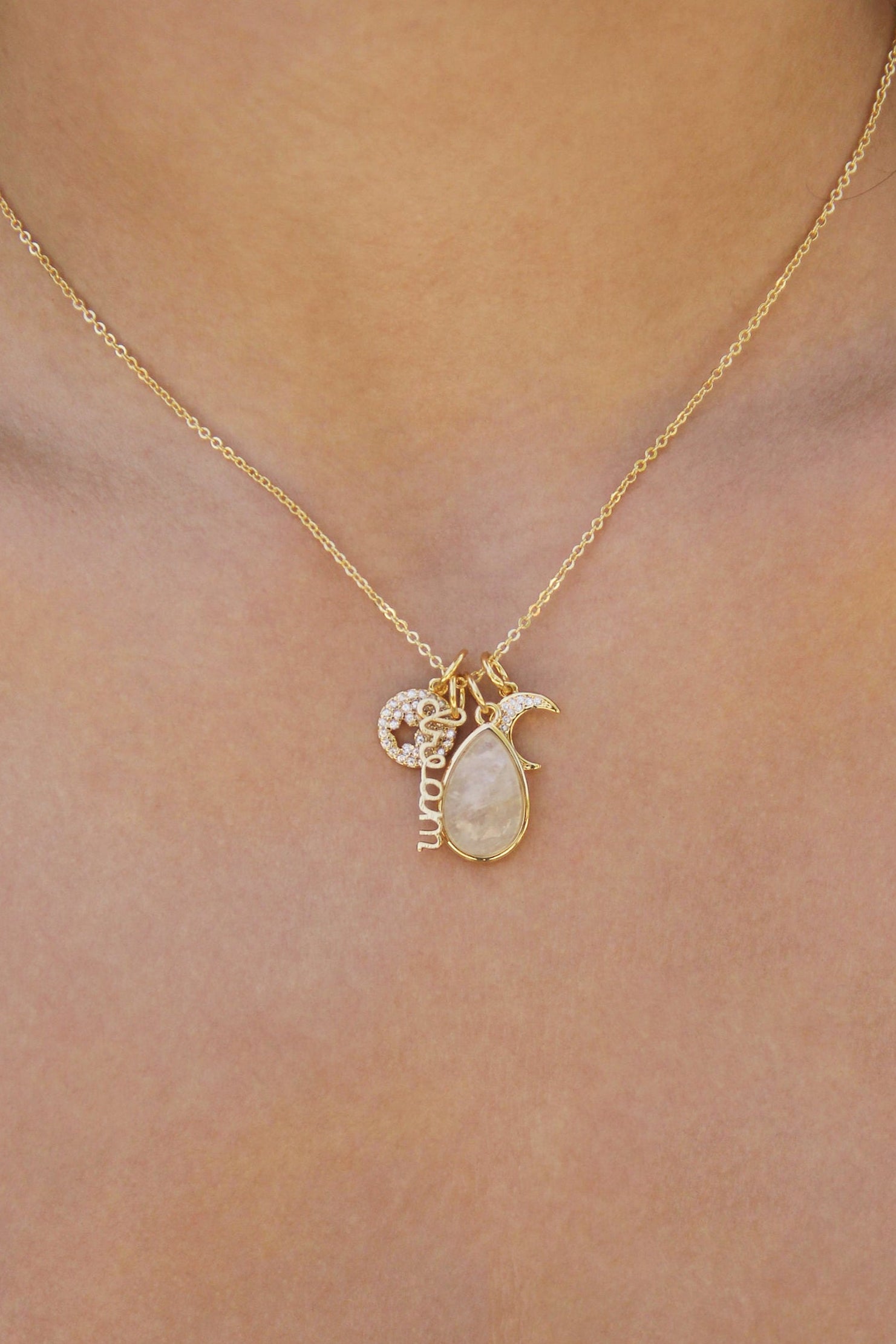 Dream Baby Dream Interchangeable Charm Necklace-Vavasi