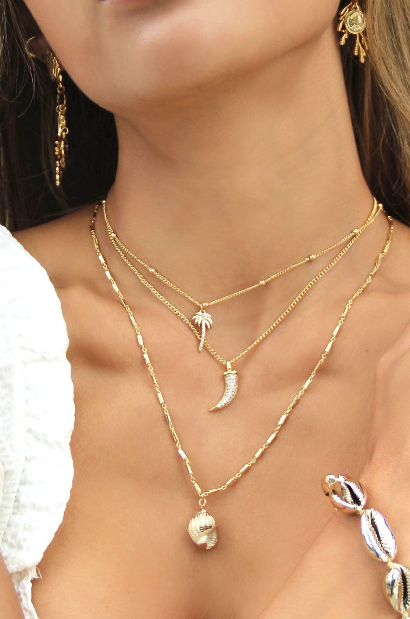 In the Tropics Necklace Set-Vavasi