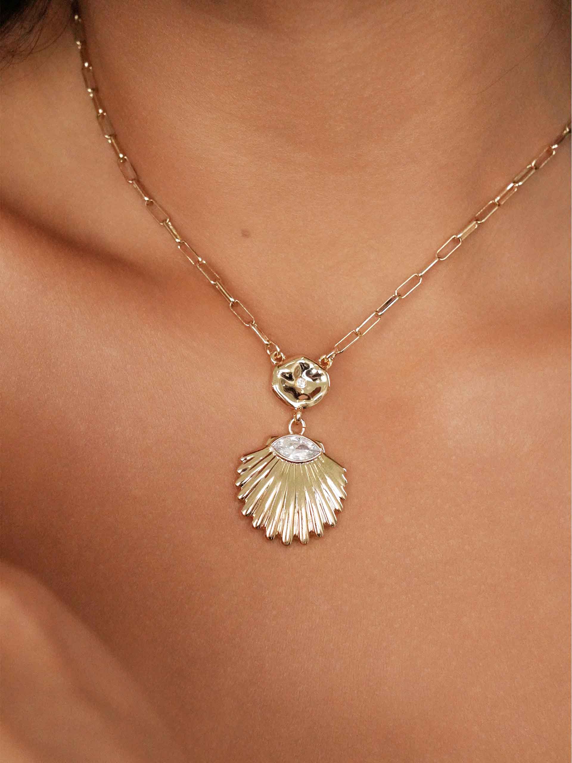 Santorini Pendant Necklace-Vavasi