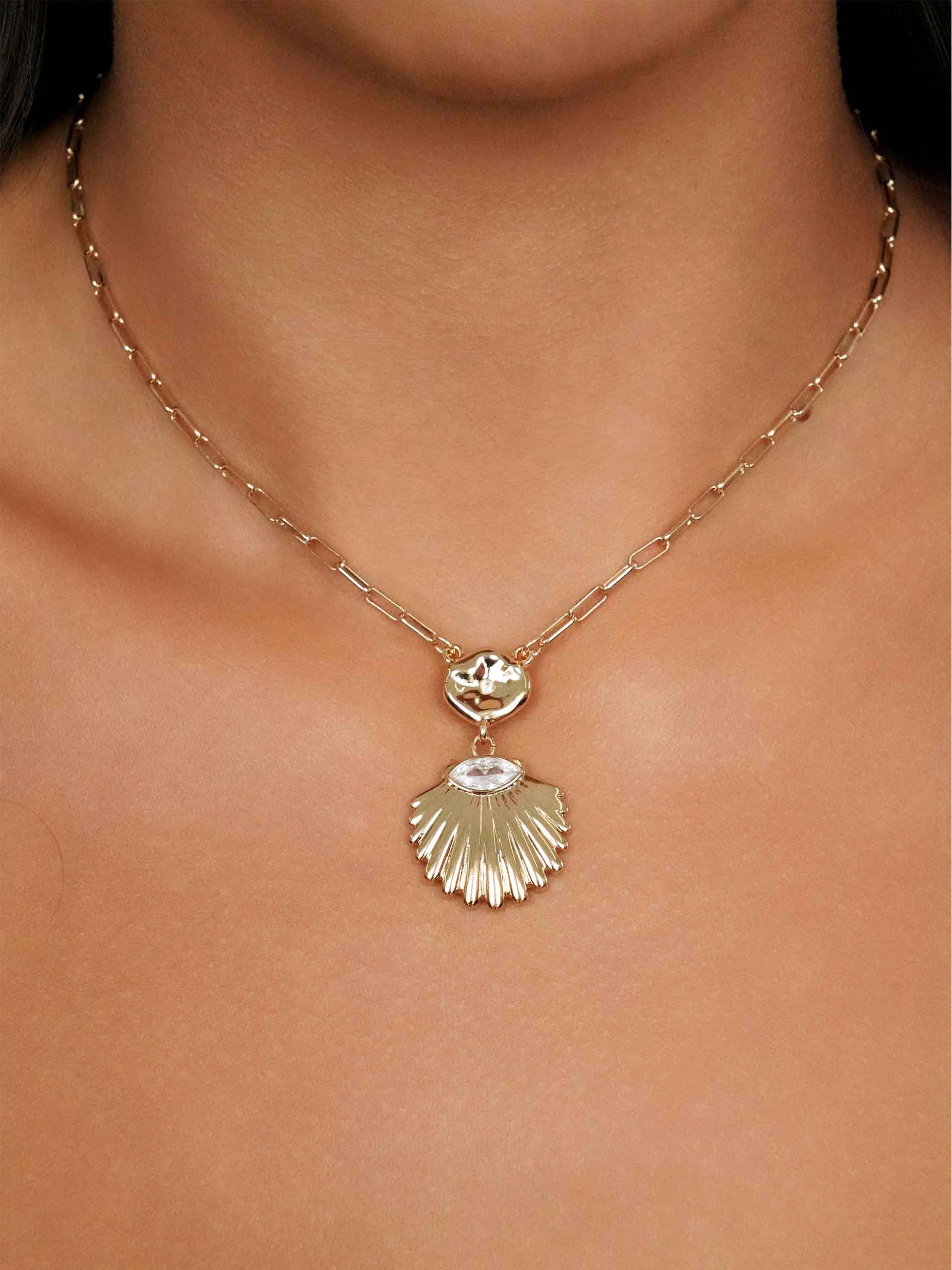 Santorini Pendant Necklace-Vavasi