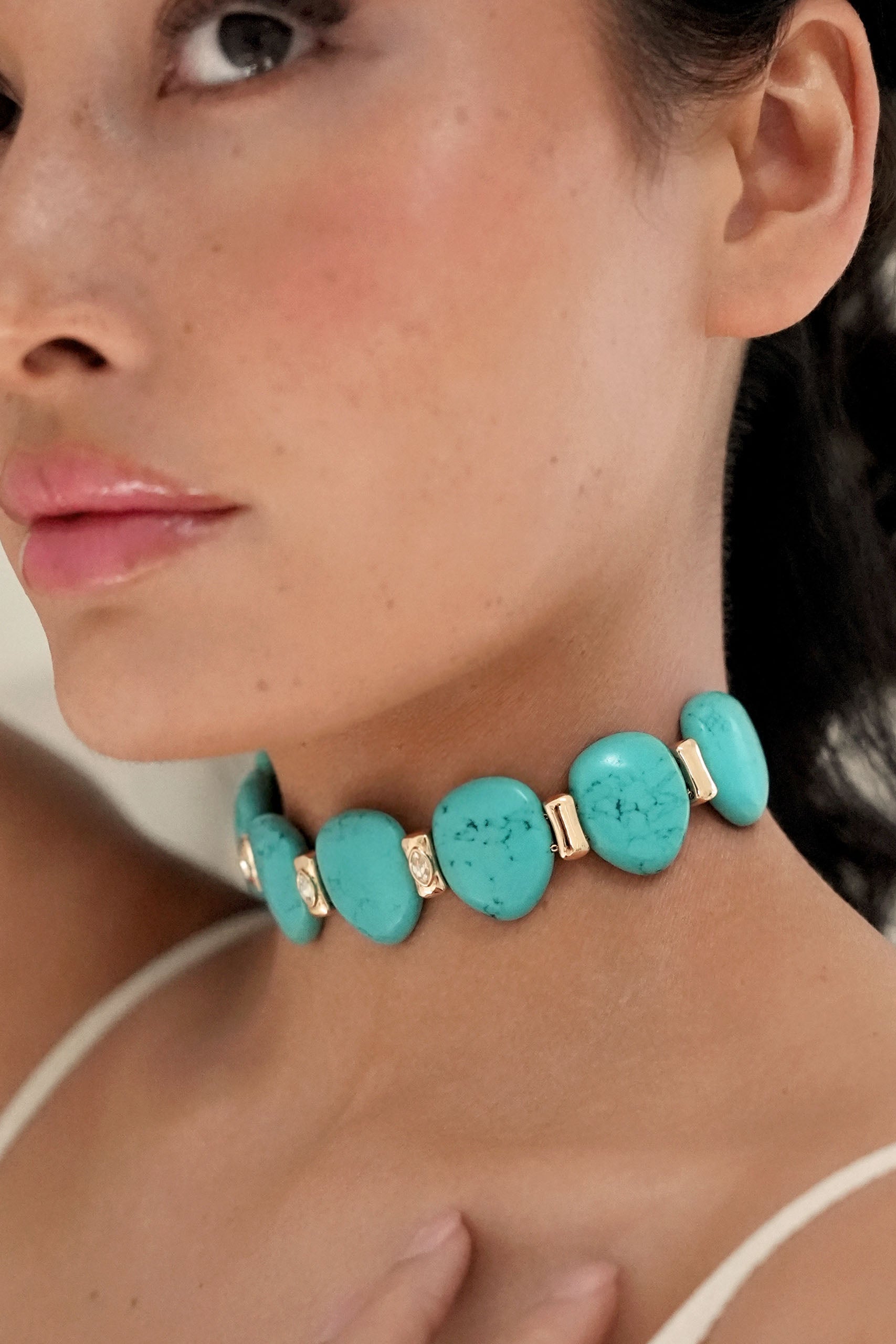 Turquoise Solstice Choker-Vavasi