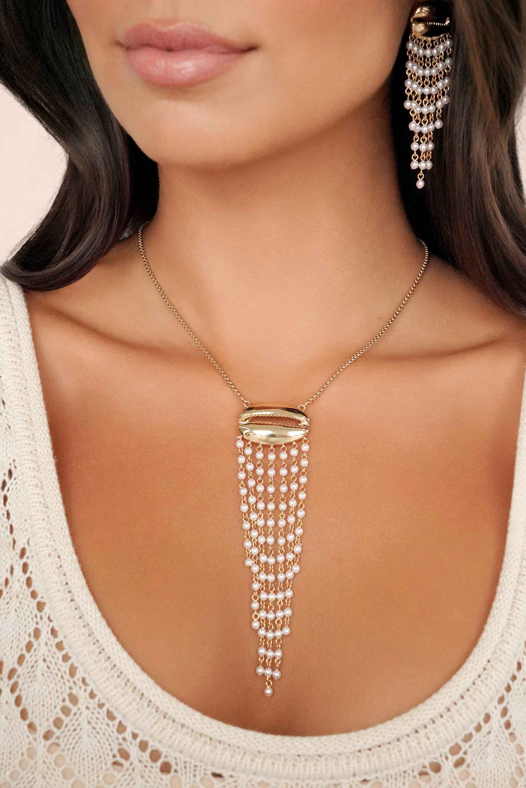 Mykonos Shell Necklace-Vavasi