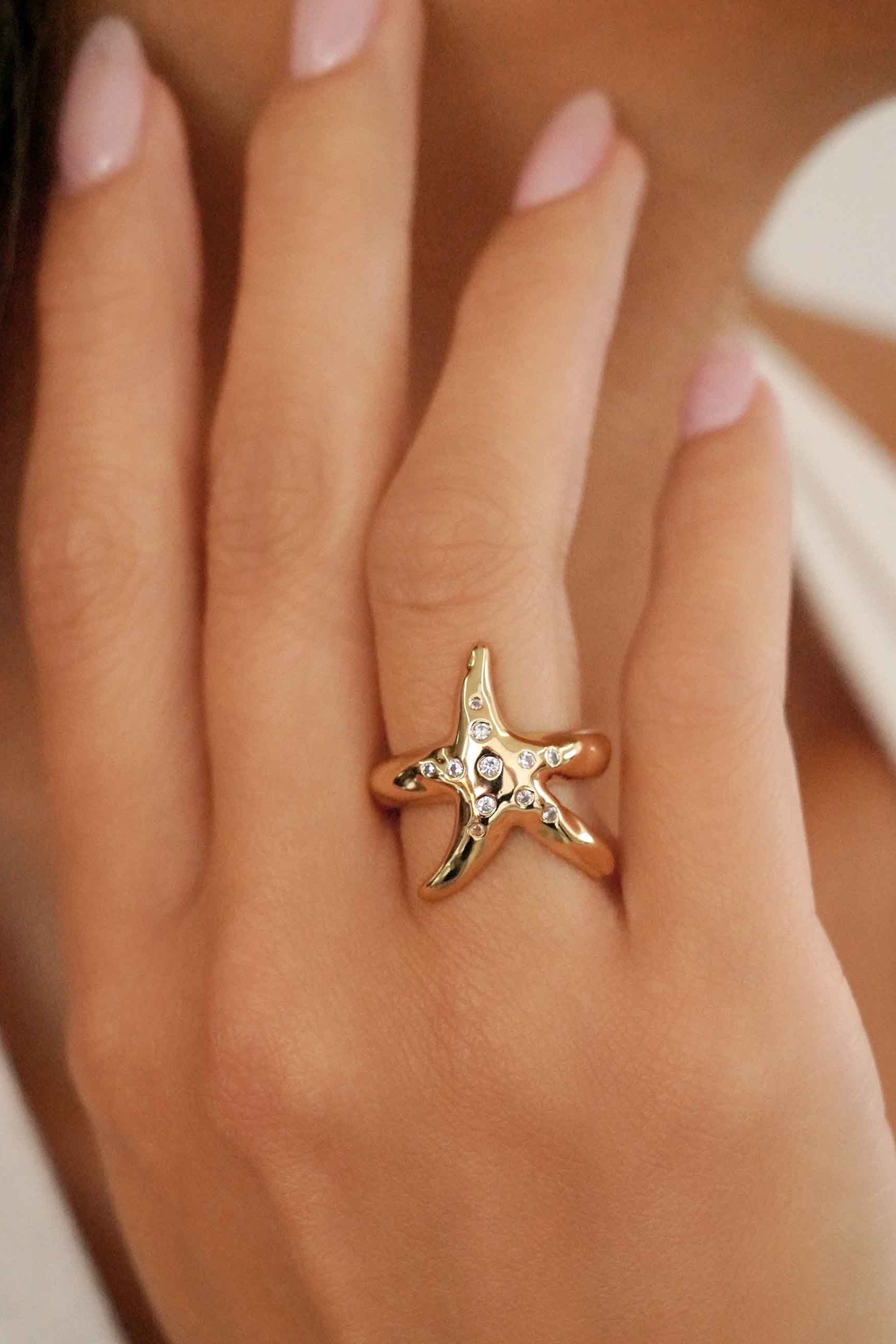 Starfish Luxe Ring-Vavasi