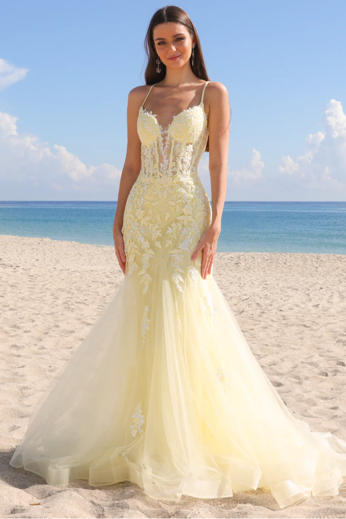 Hera Gown - Yellow-Vavasi