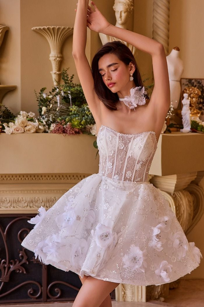 WL025 - Wedding Midi Dress & Choker - Andrea & Leo-Vavasi