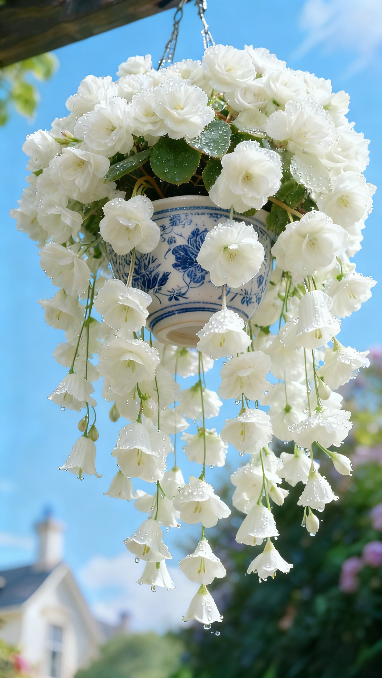 🌸 Trailing Begonia Seeds – Cascading Blooms，Easy Care  & Natural Air Freshener 🌱✨