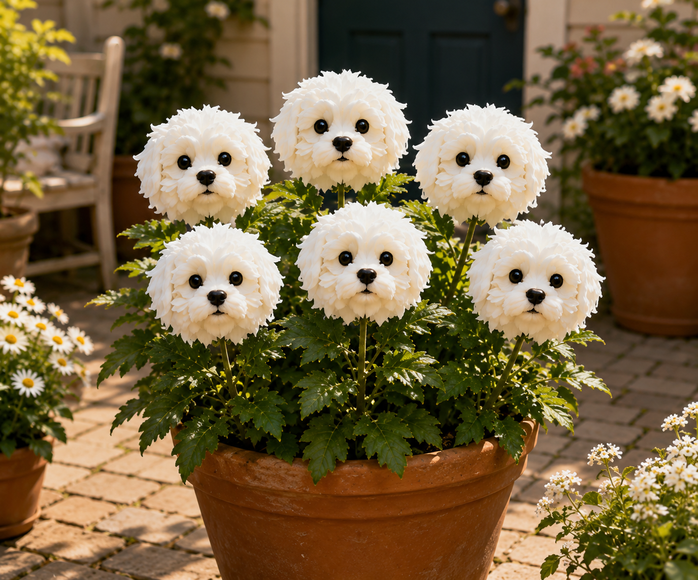 🐶 Magical Puppy Face Flower Bulbs-The Flower That Looks Like Tiny Puppies Peeking Out From Your Garden