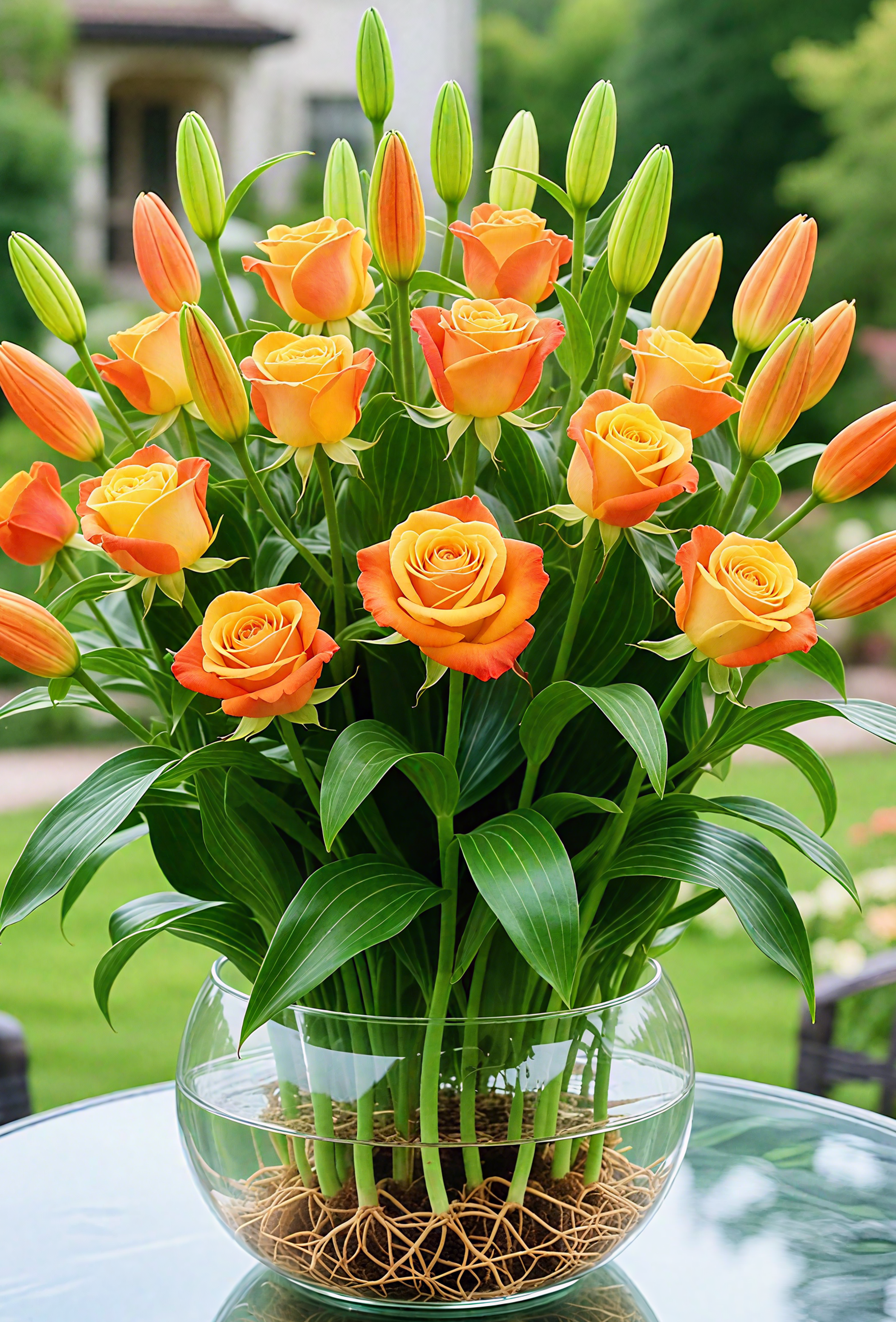 🌹 Hydroponic Roses-no soil, no mess, just stunning blooms!🌹