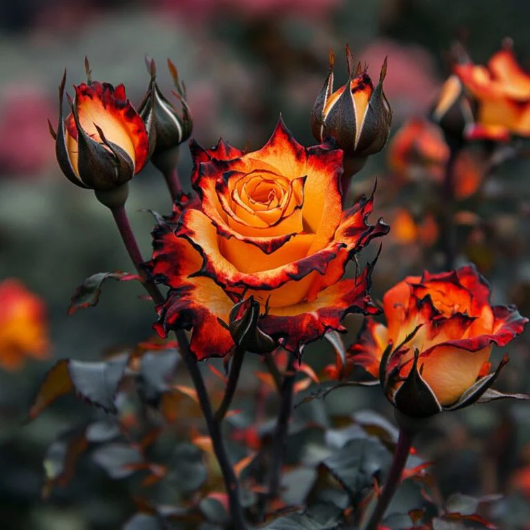 🔥🌹Flaming Rose Seeds🌱 Grow Vibrant Roses from Seed