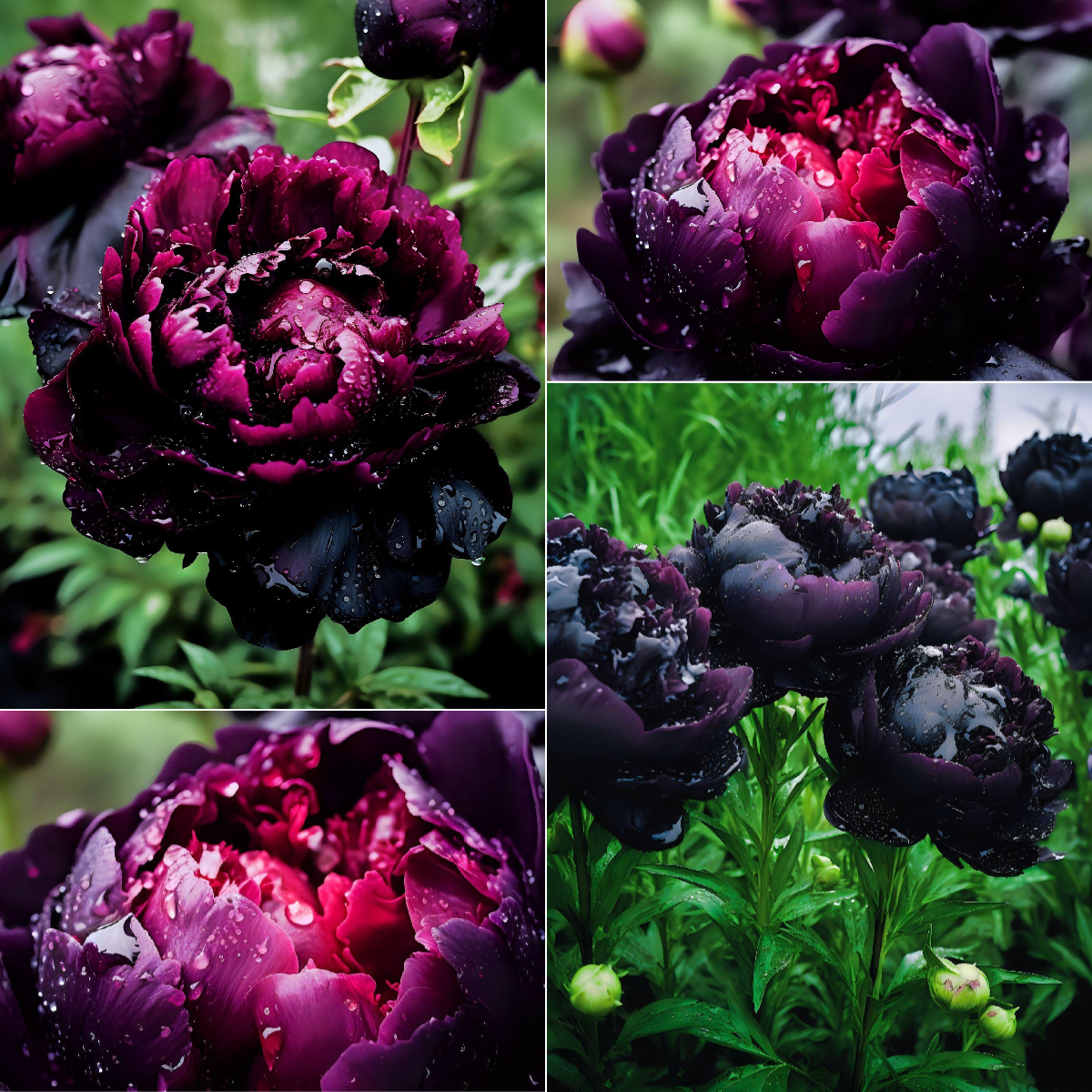 Black Beauty Peony Flower Seeds