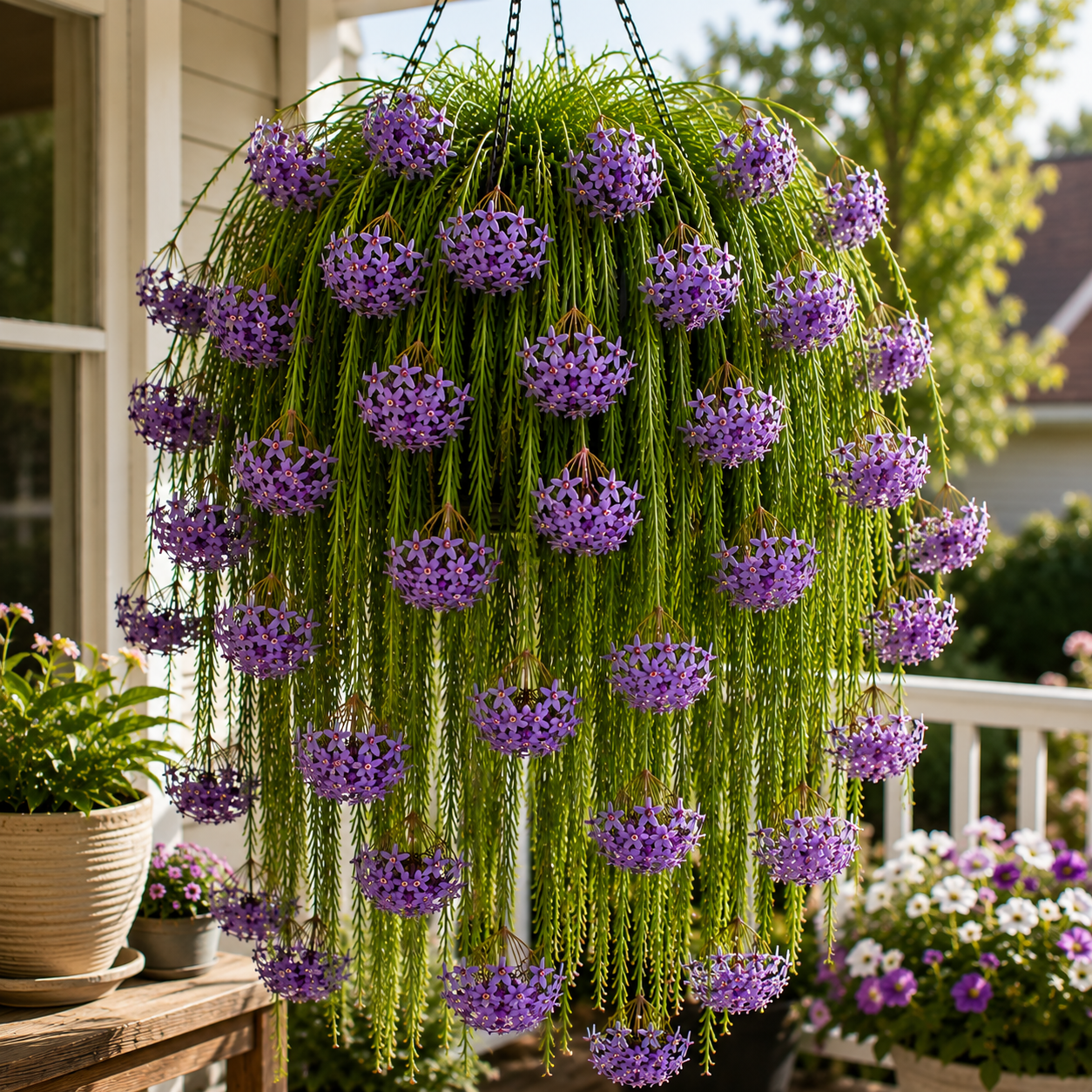 🌿 Hoya Linearis - A Living Green Curtain for Your Home