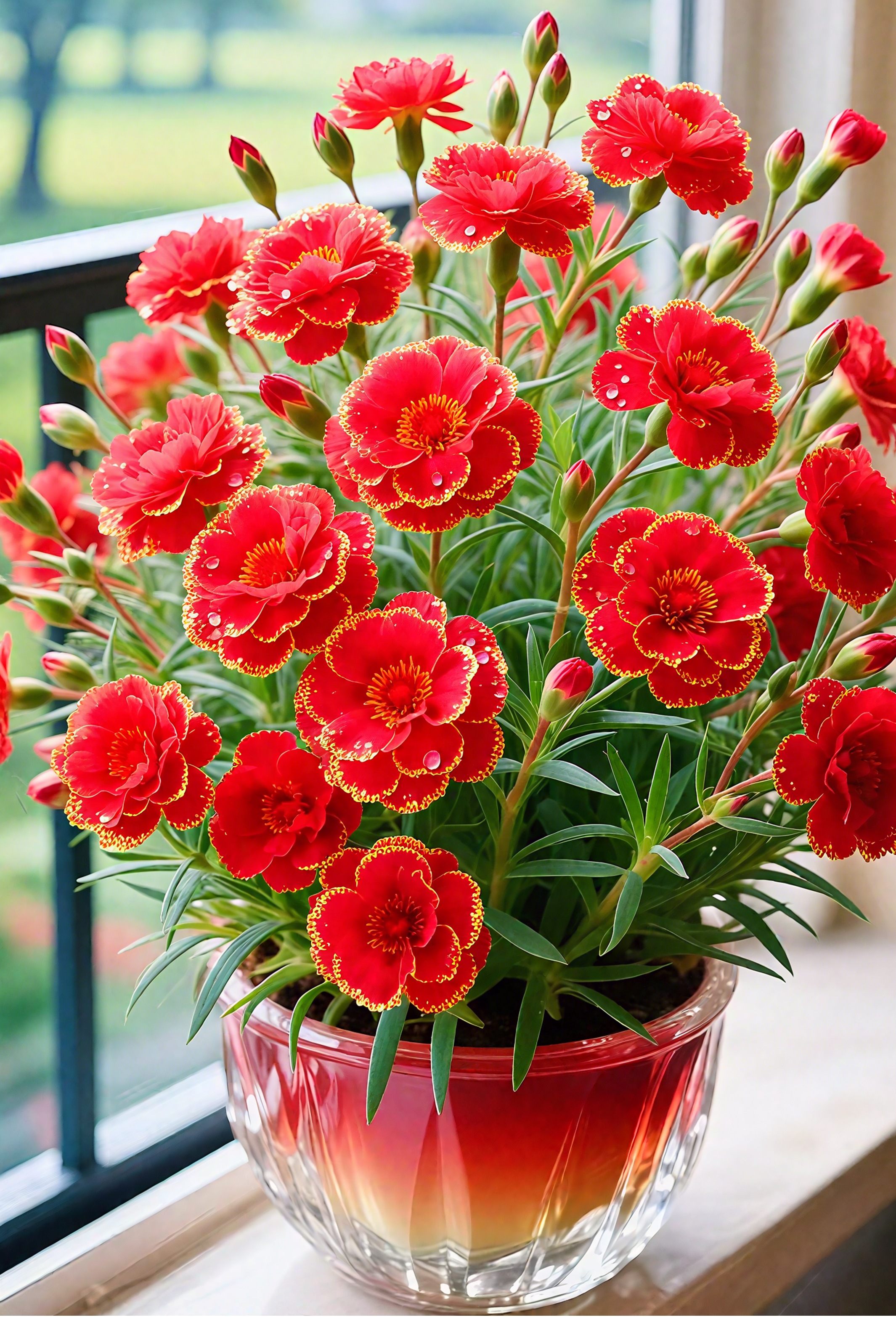 🌼Muti-color Moss Rose-Double Petal Sunflower