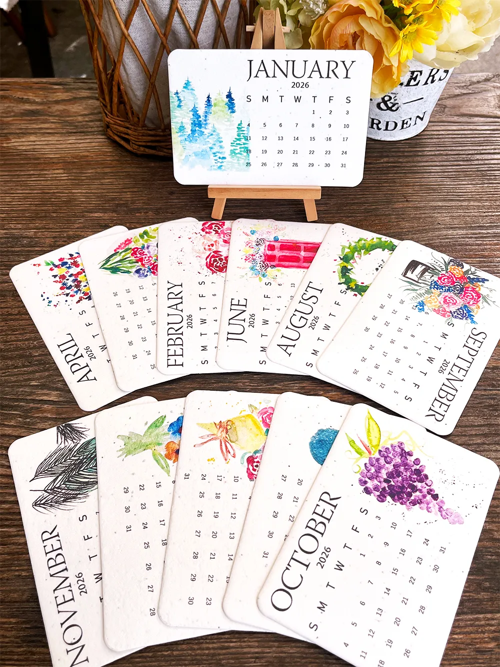 ✨Early Black Friday Sale 70% OFF⏰Eco-Friendly Plantable Seed Calendar 2026