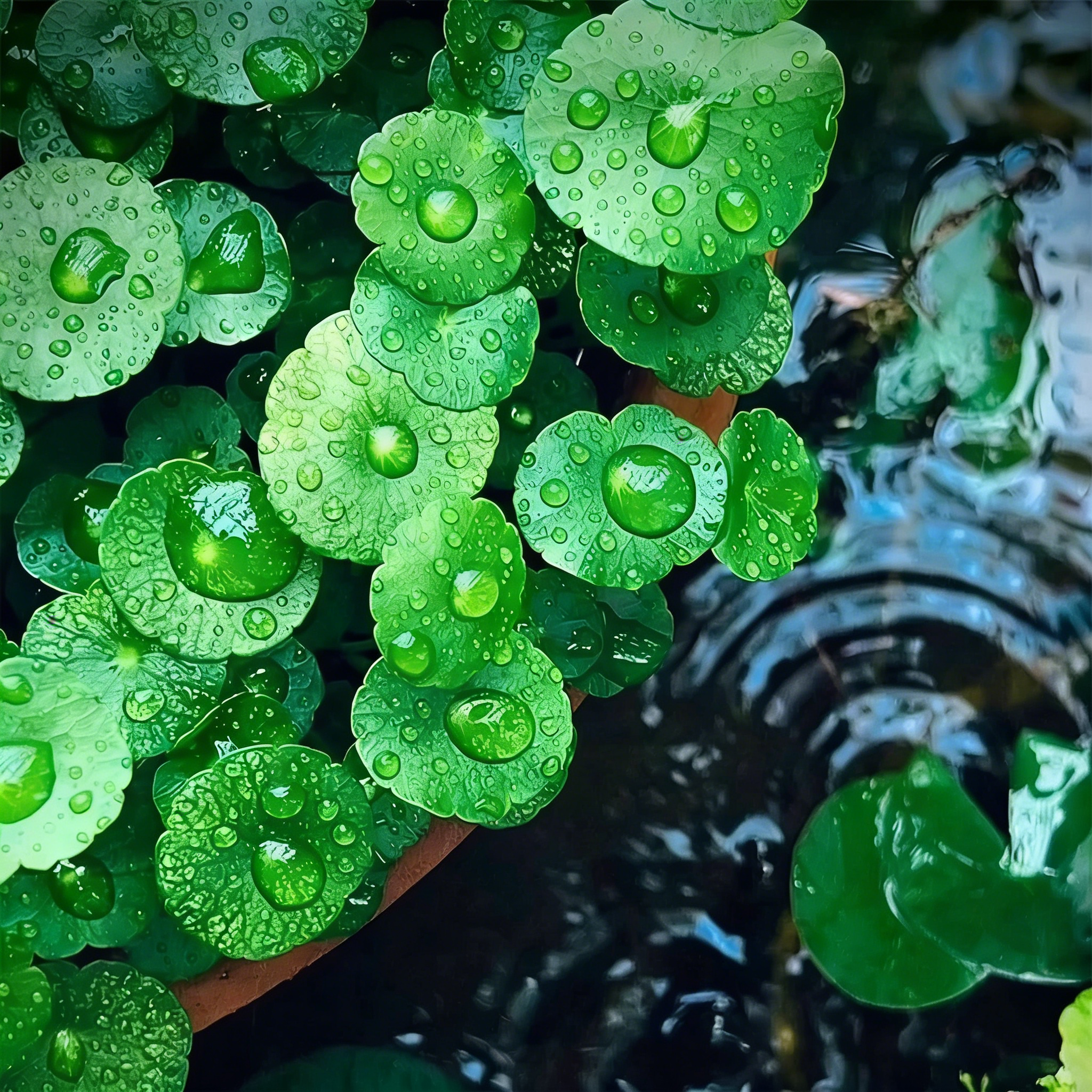🍀Hydrocotyle Vulgaris Seeds-Copper Coin Grass