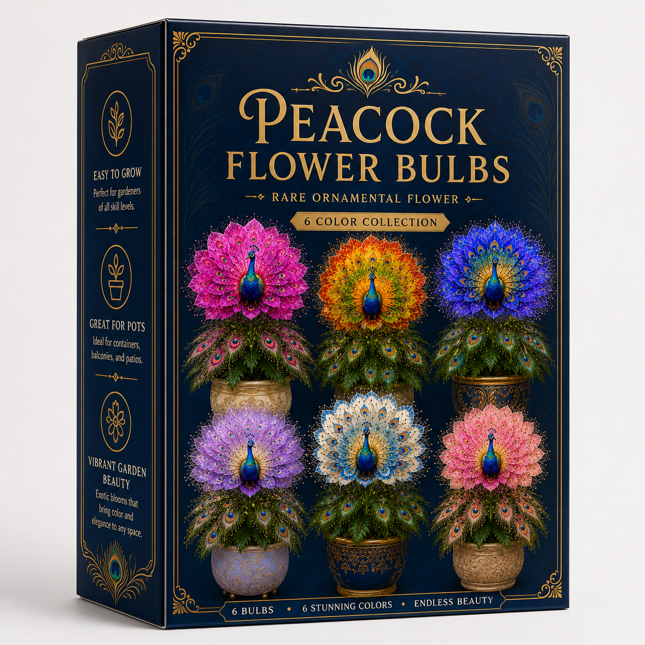 🦚 Rare Peacock Flower Bulbs-Turn Any Pot Into a Show-Stopping Garden Centerpiece