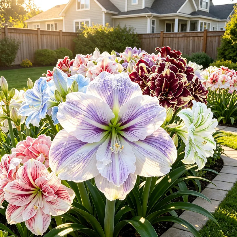 🌺 Giant Double Perfume Amaryllis Bulbs ✨ Fragrant Showy Blooms
