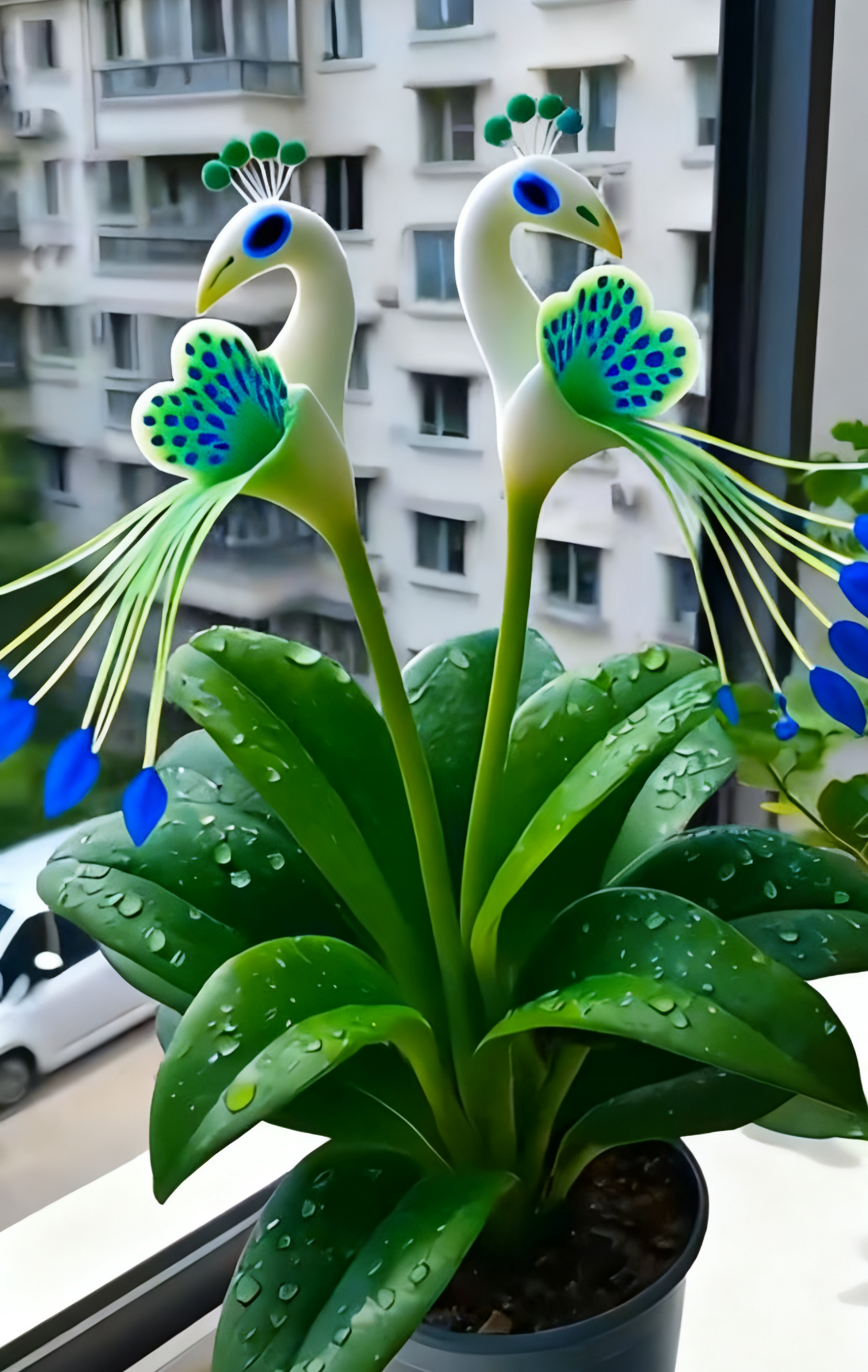 🦚Peacock Flower – No Soil Limits, Thrives in Any Environment, Year-Round Blooms 🌸