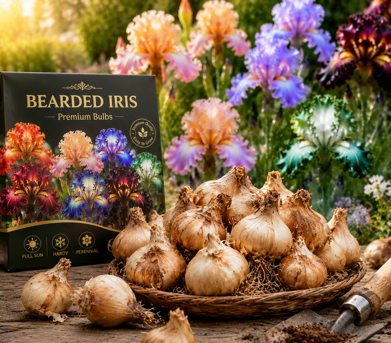 🌸 Premium Bearded Iris Collection for Home Gardens